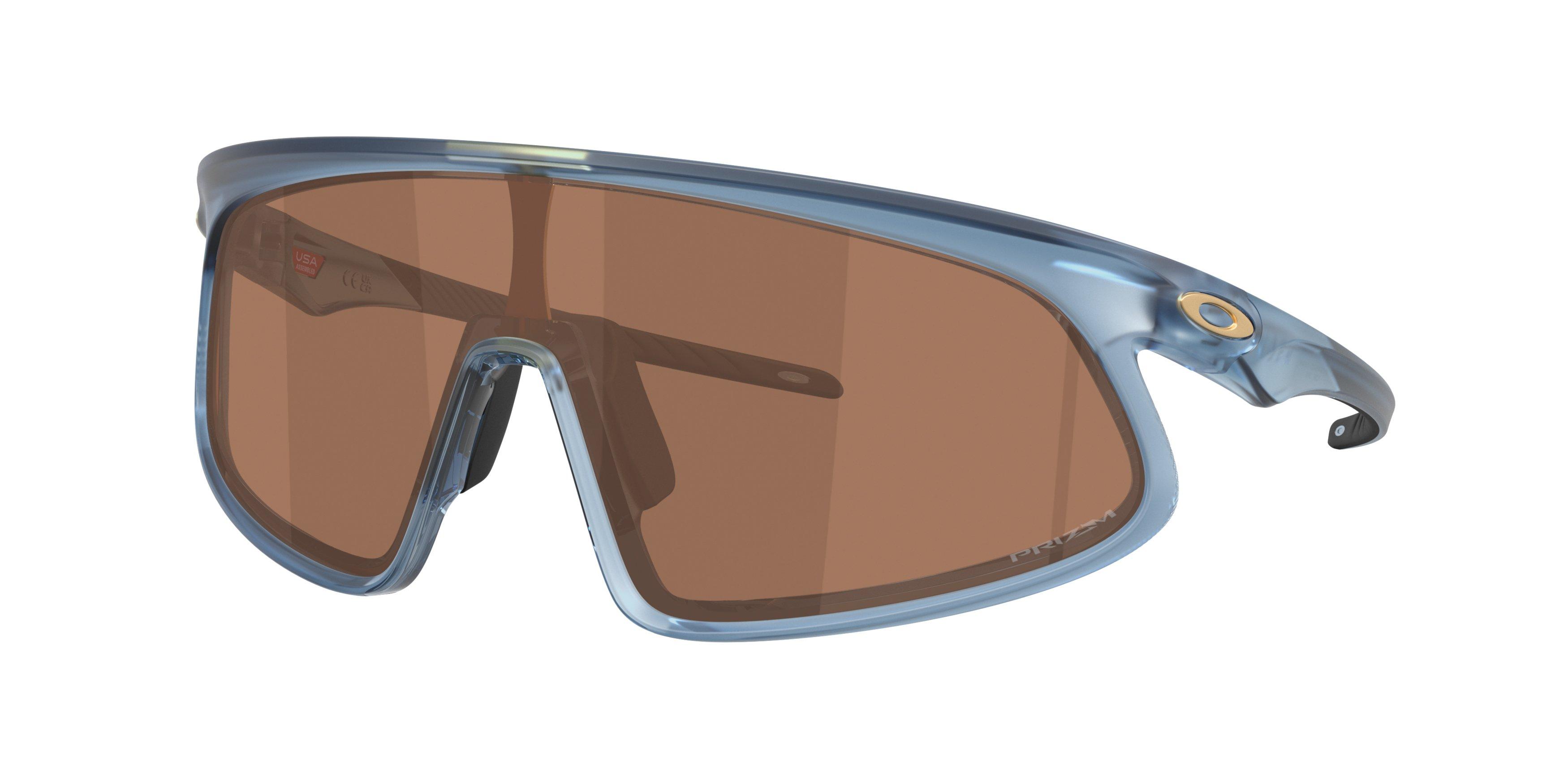Oakley RSLV Prizm Tungsten Sunglasses &ndash; Matte Trans Abyss - BLACK/BROWN Thumbnail View 1