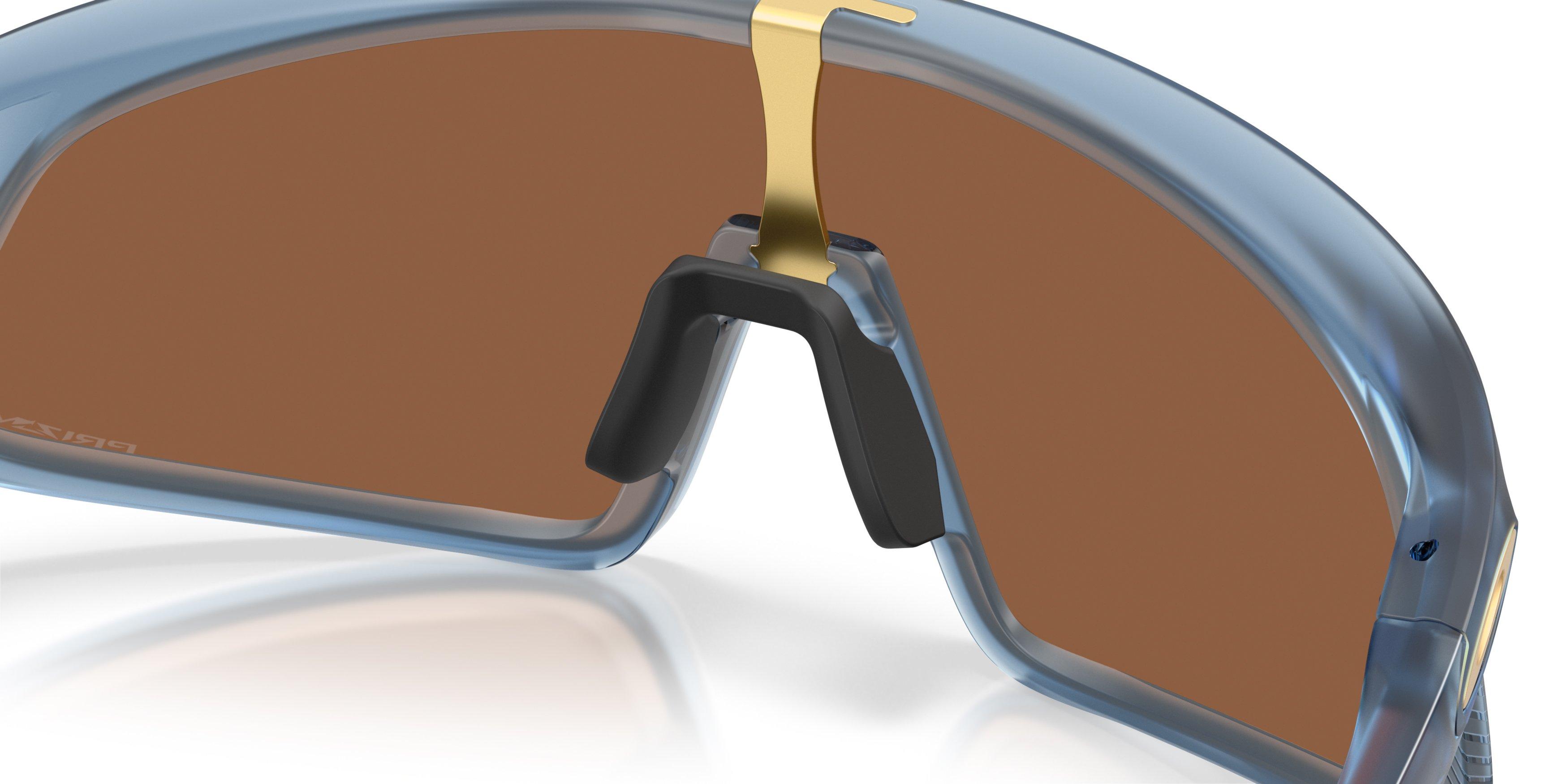 Oakley RSLV Prizm Tungsten Sunglasses &ndash; Matte Trans Abyss - BLACK/BROWN Thumbnail View 5