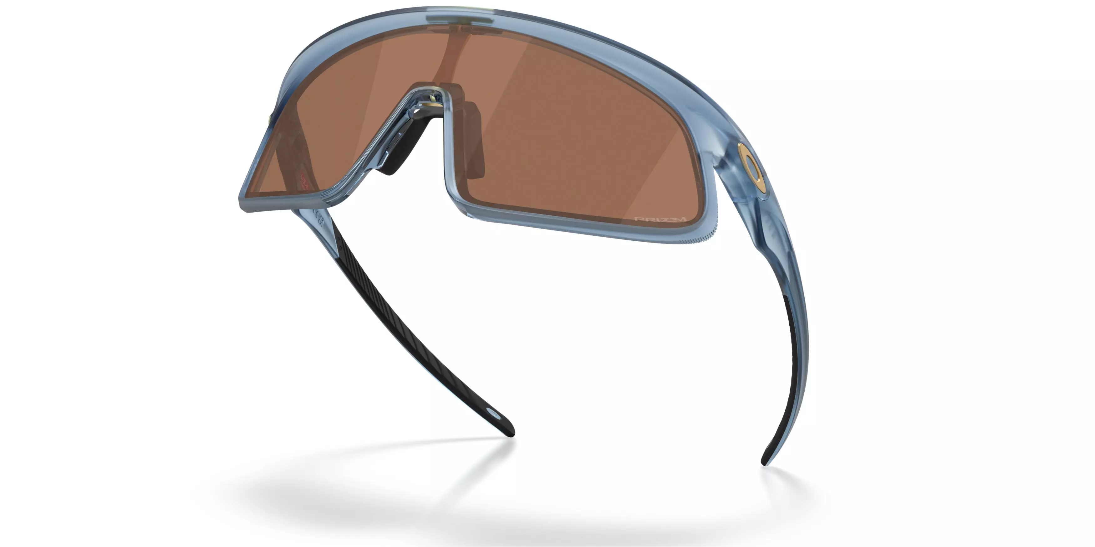 Oakley RSLV Prizm Tungsten Sunglasses – Matte Trans Abyss - BLACK/BROWN