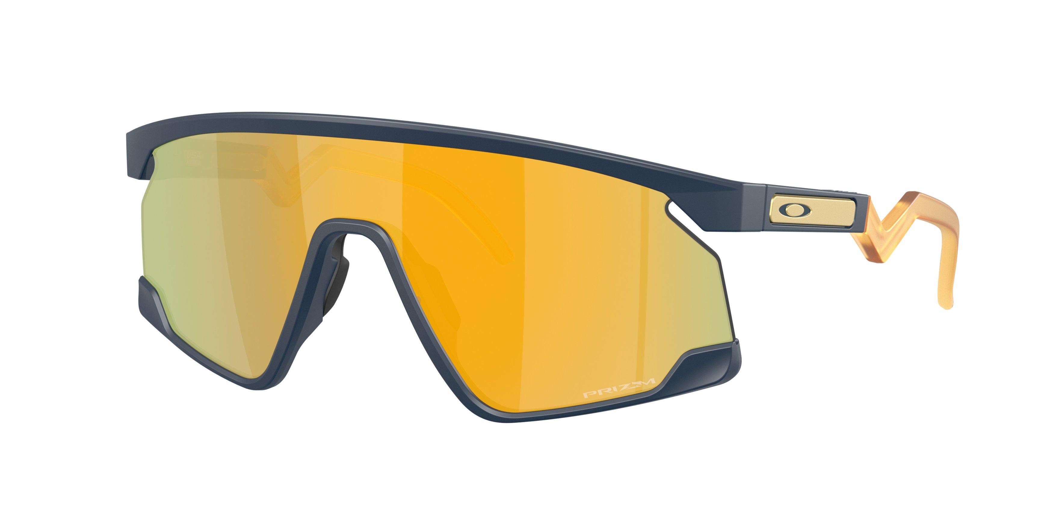 Oakley BXTR Prizm 24K Sunglasses &ndash; Matte Abyss - BLACK/GOLD Thumbnail View 1