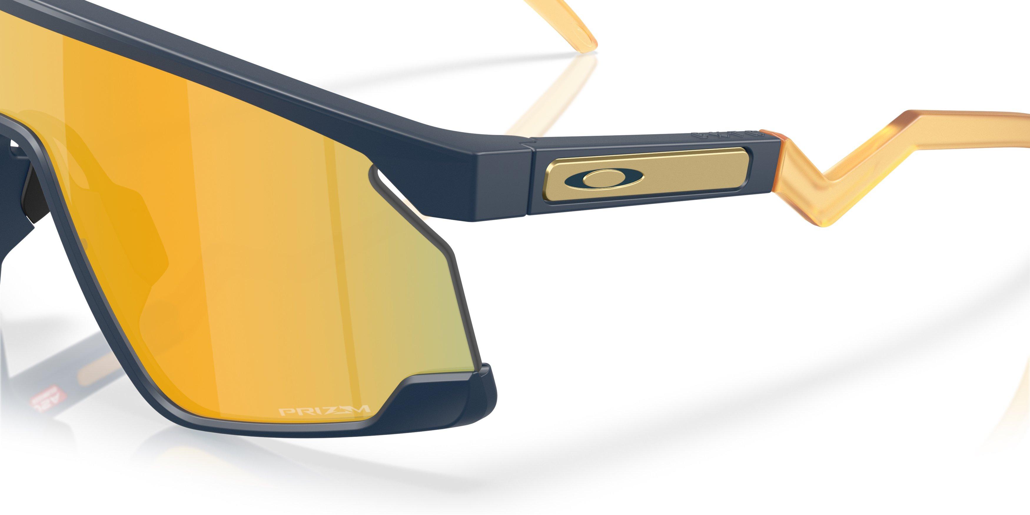 Oakley BXTR Prizm 24K Sunglasses &ndash; Matte Abyss - BLACK/GOLD Thumbnail View 4