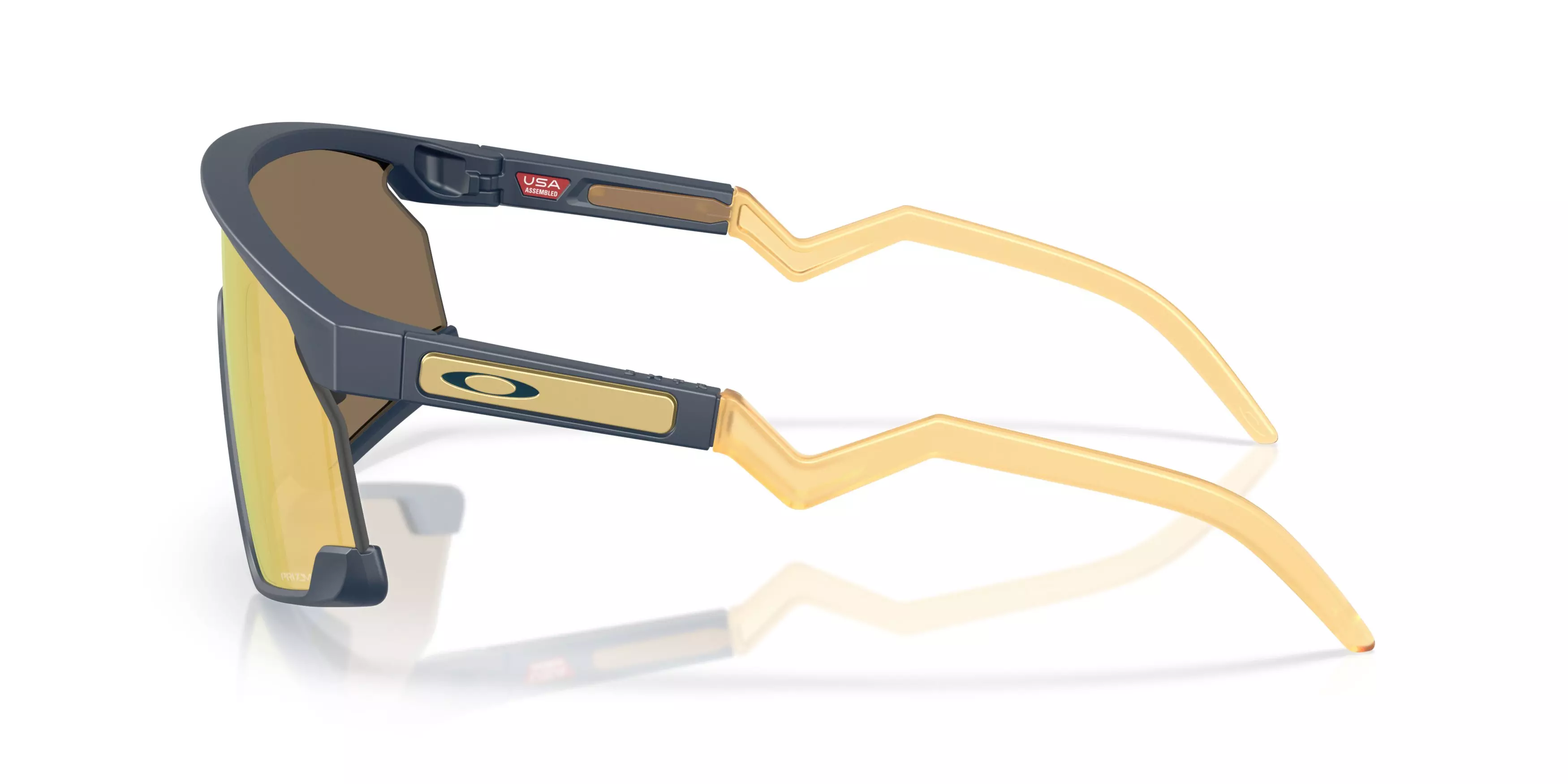 Oakley BXTR Prizm 24K Sunglasses – Matte Abyss - BLACK/GOLD