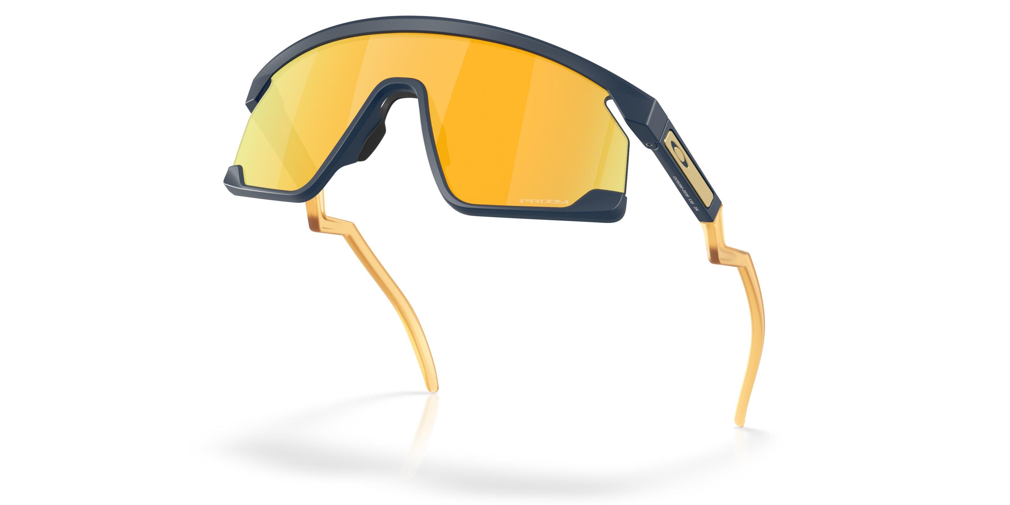 Oakley BXTR Prizm 24K Sunglasses &ndash; Matte Abyss - BLACK/GOLD Thumbnail View 7