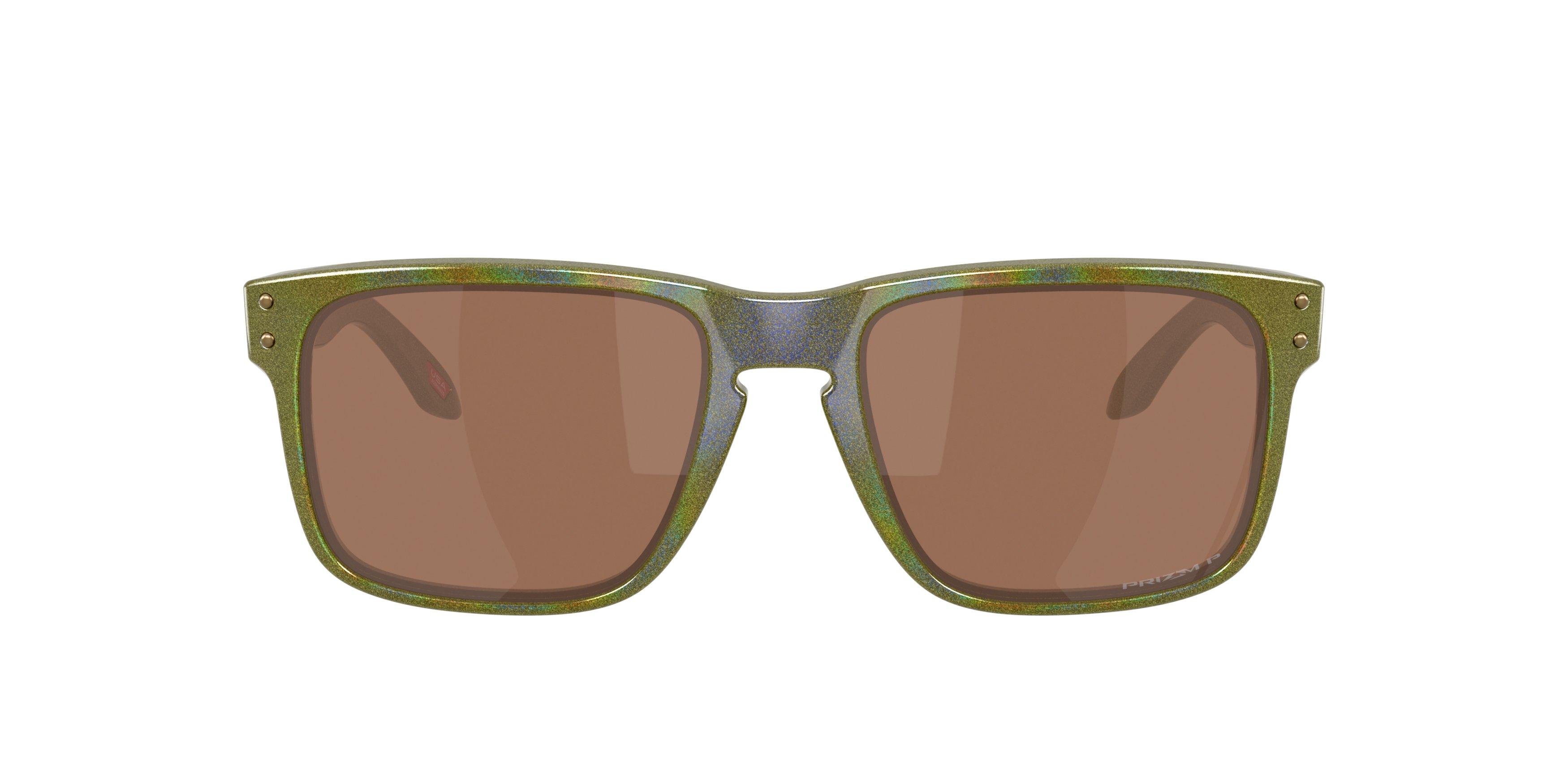 Oakley Holbrook Prizm Tungsten Polarized Sunglasses &ndash; Fern Spacedust - GREEN/BROWN Thumbnail View 2