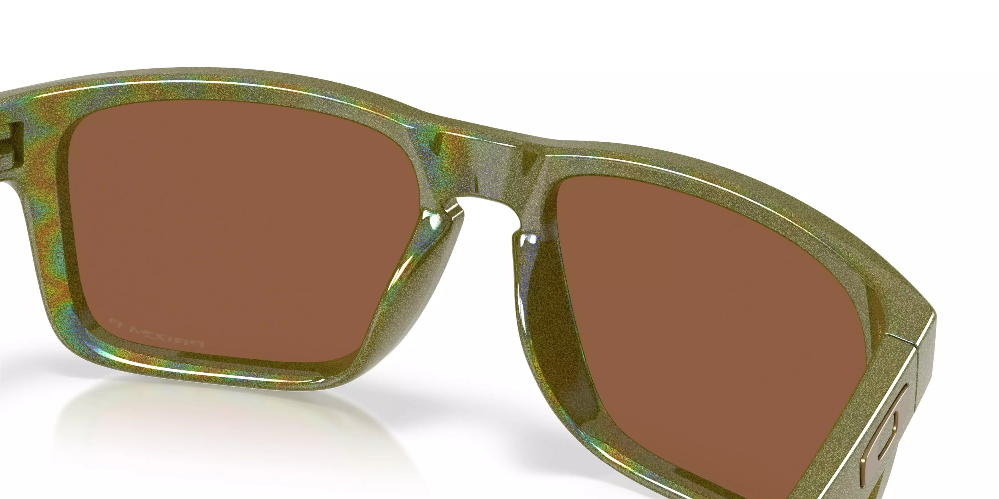 Oakley Holbrook Prizm Tungsten Polarized Sunglasses – Fern Spacedust - GREEN/BROWN