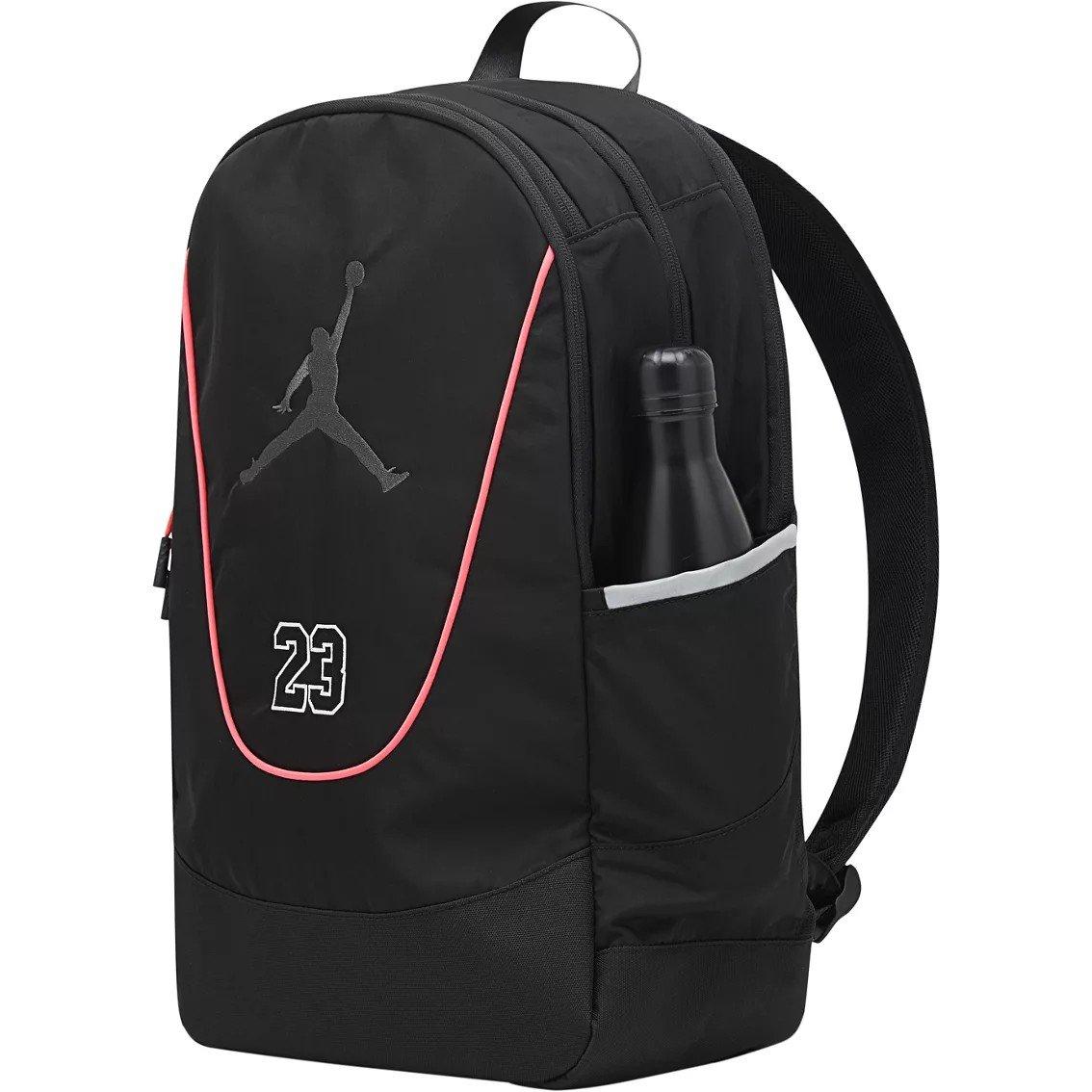 Jordan Flightcore Jersey Backpack - Black/Infrared - BLACK/INFRARED Thumbnail View 3