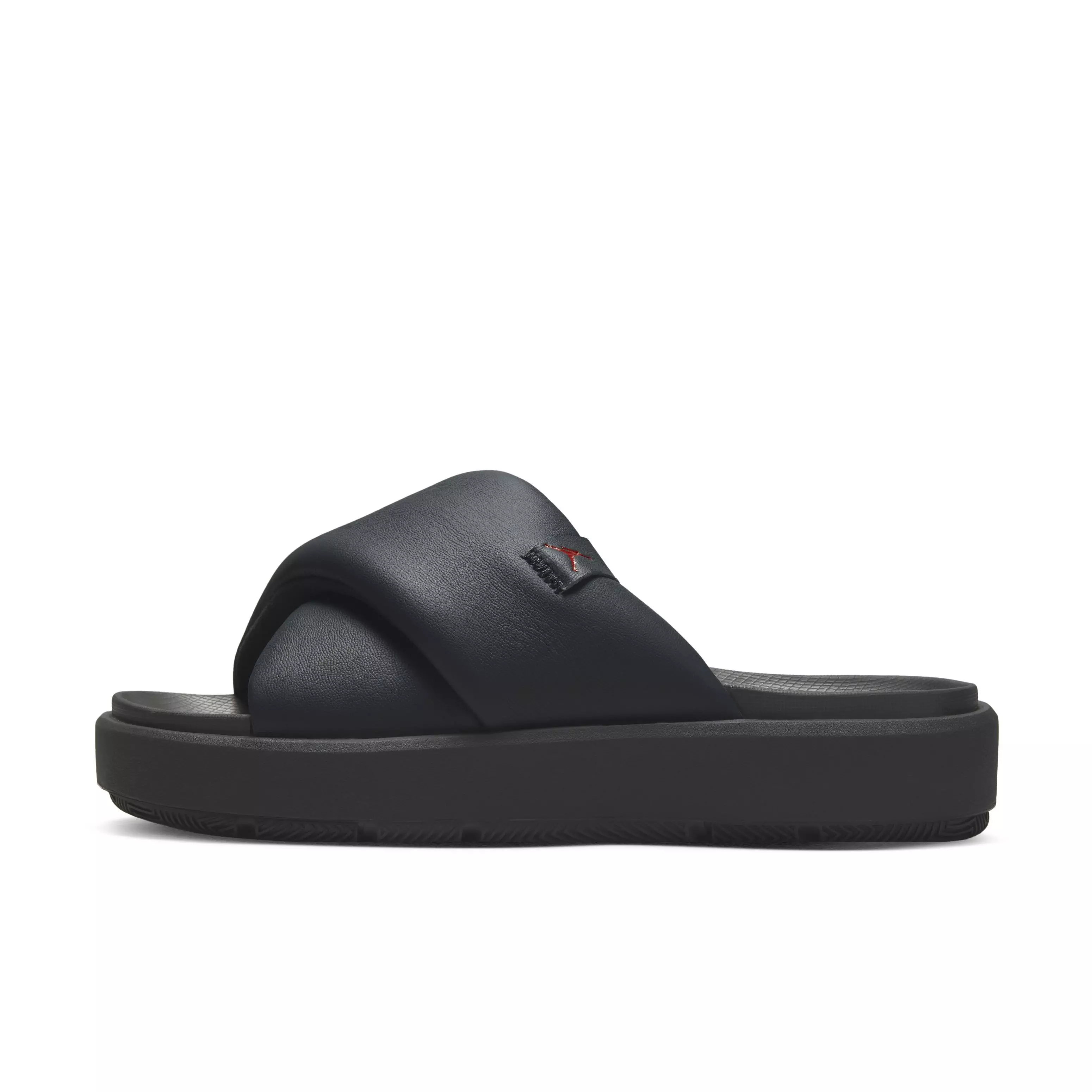 Jordan Sophia "Off Noir/Fire Red/Black" Women's Slide - NOIR/RED/BLACK