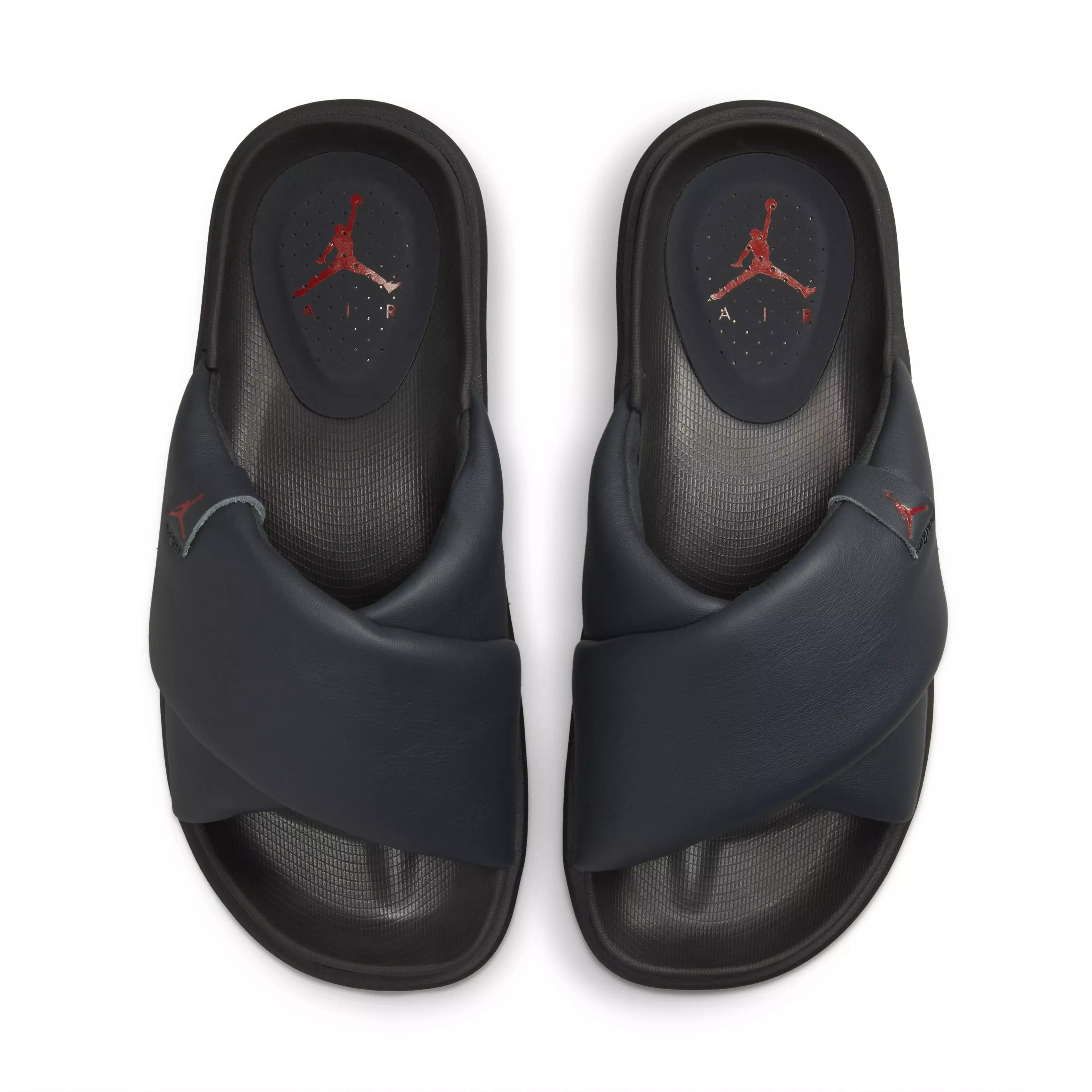Jordan Sophia "Off Noir/Fire Red/Black" Women's Slide - NOIR/RED/BLACK