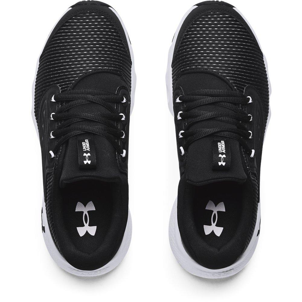 Under Armour Charged Vantage 2 Grade School Boys' "Black/White" Running Shoe