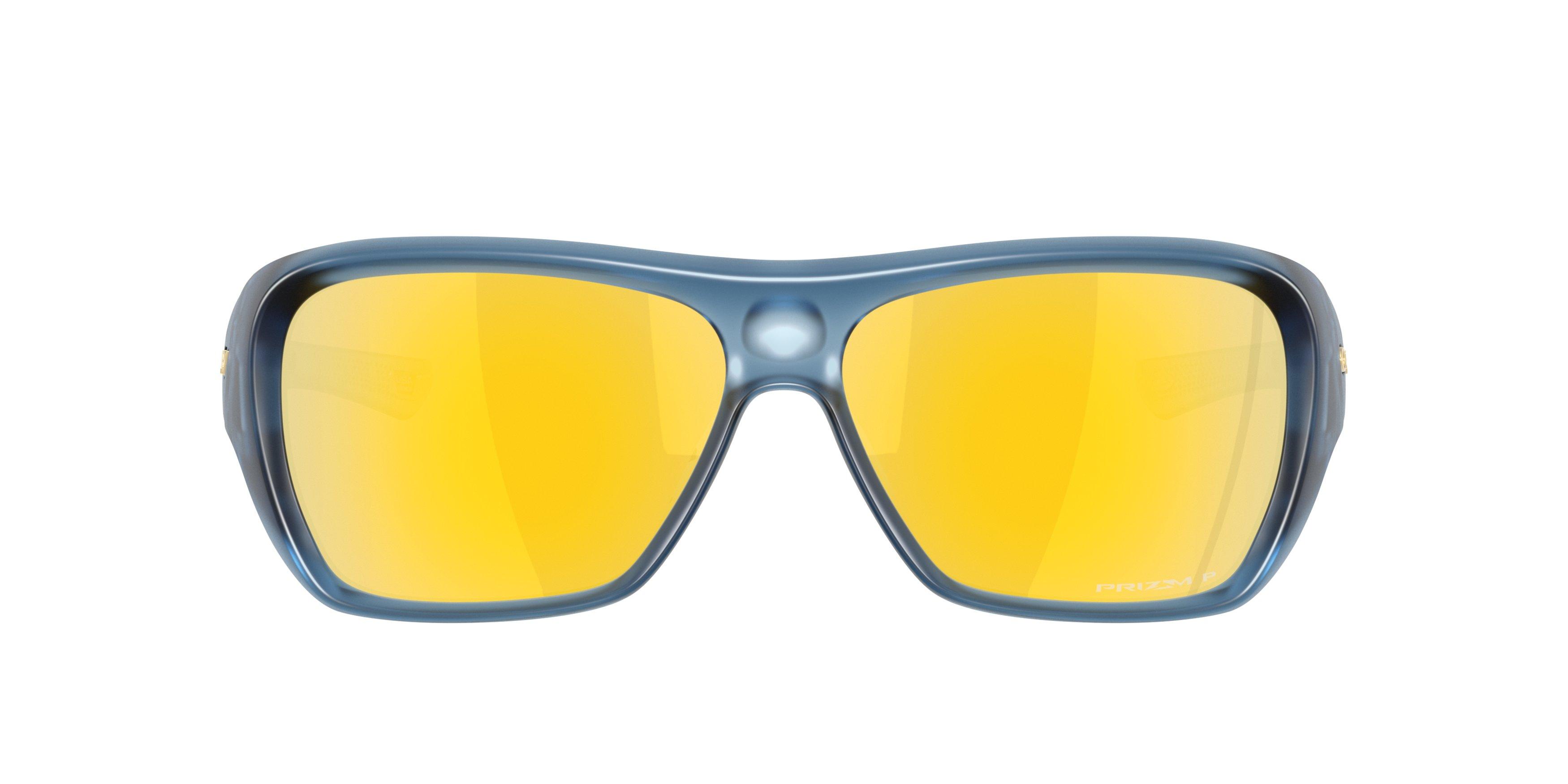 Oakley Chaminade Prizm 24K Polarized Sunglasses &ndash; Matte Trans Abyss - BLACK/GOLD Thumbnail View 2