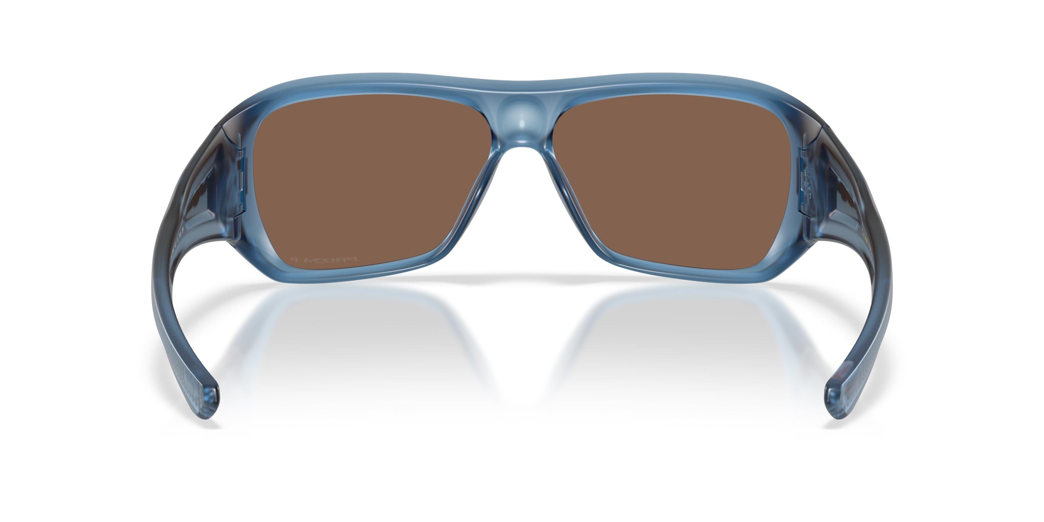 Oakley Chaminade Prizm 24K Polarized Sunglasses &ndash; Matte Trans Abyss - BLACK/GOLD Thumbnail View 3