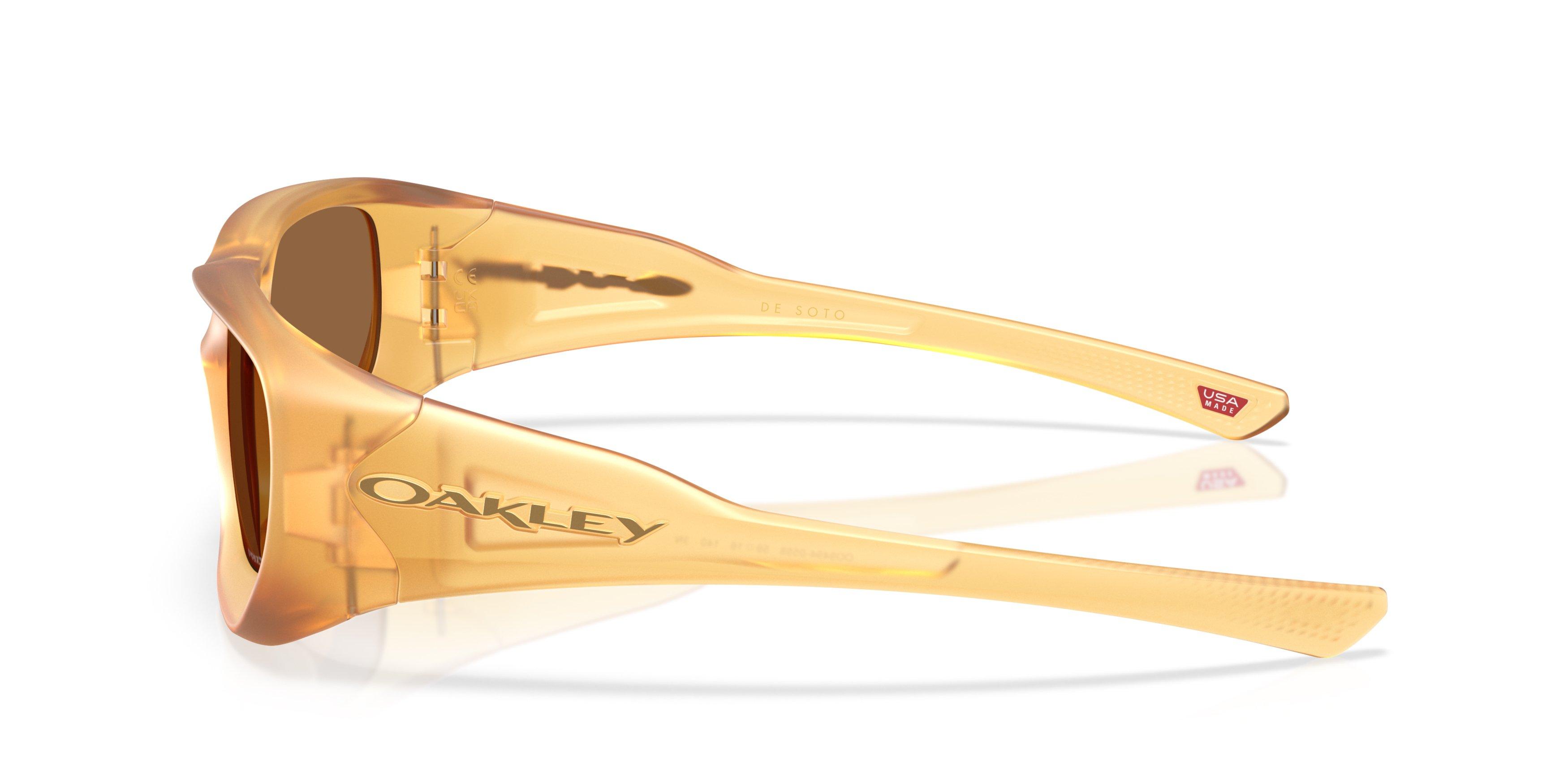 Oakley De Soto Prizm Bronze Sunglasses &ndash; Matte Trans Light Curry - ORANGE Thumbnail View 6