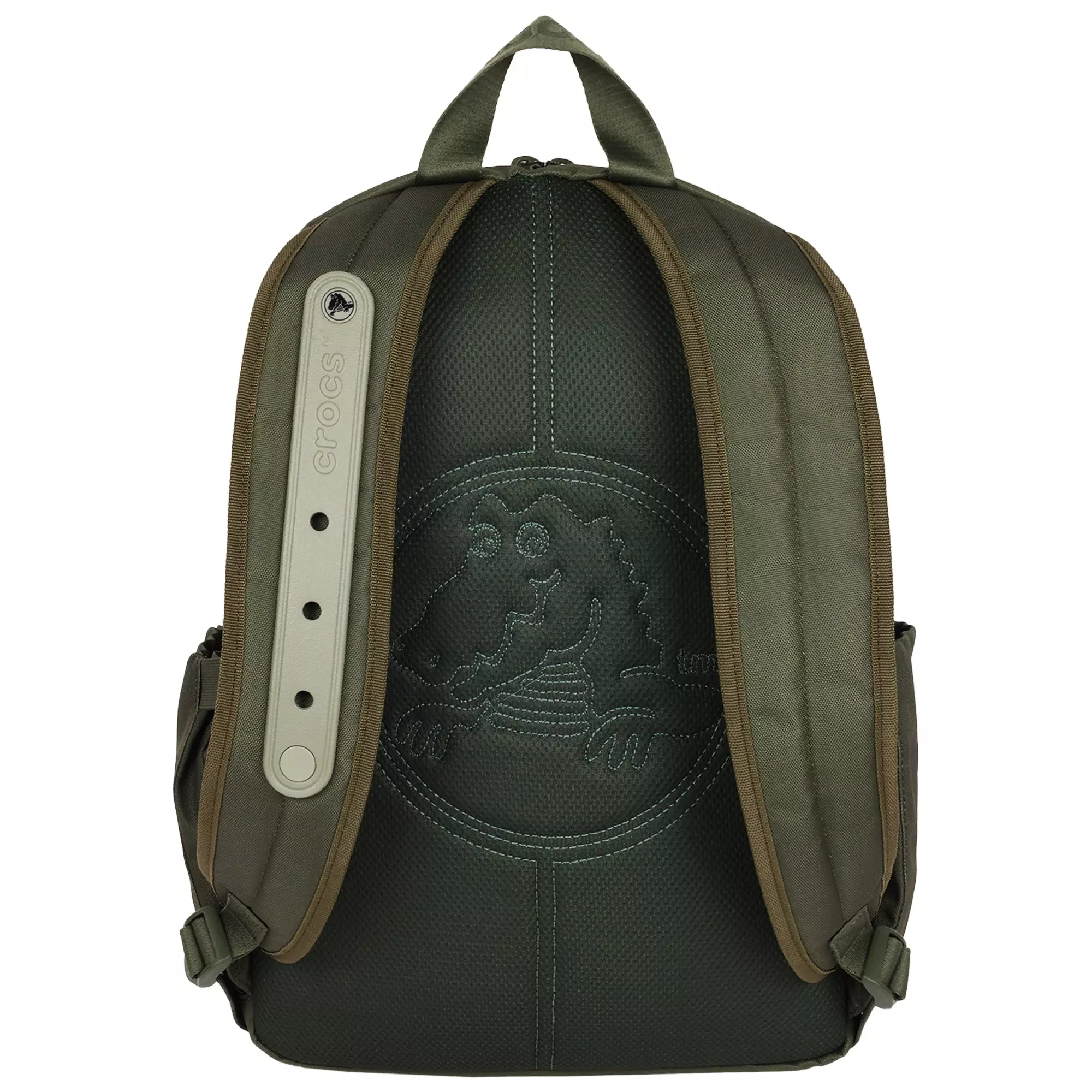 Crocs Lightweight Molded Front Storage Pocket Backpack - Hunter Green - HUNTER GREEN