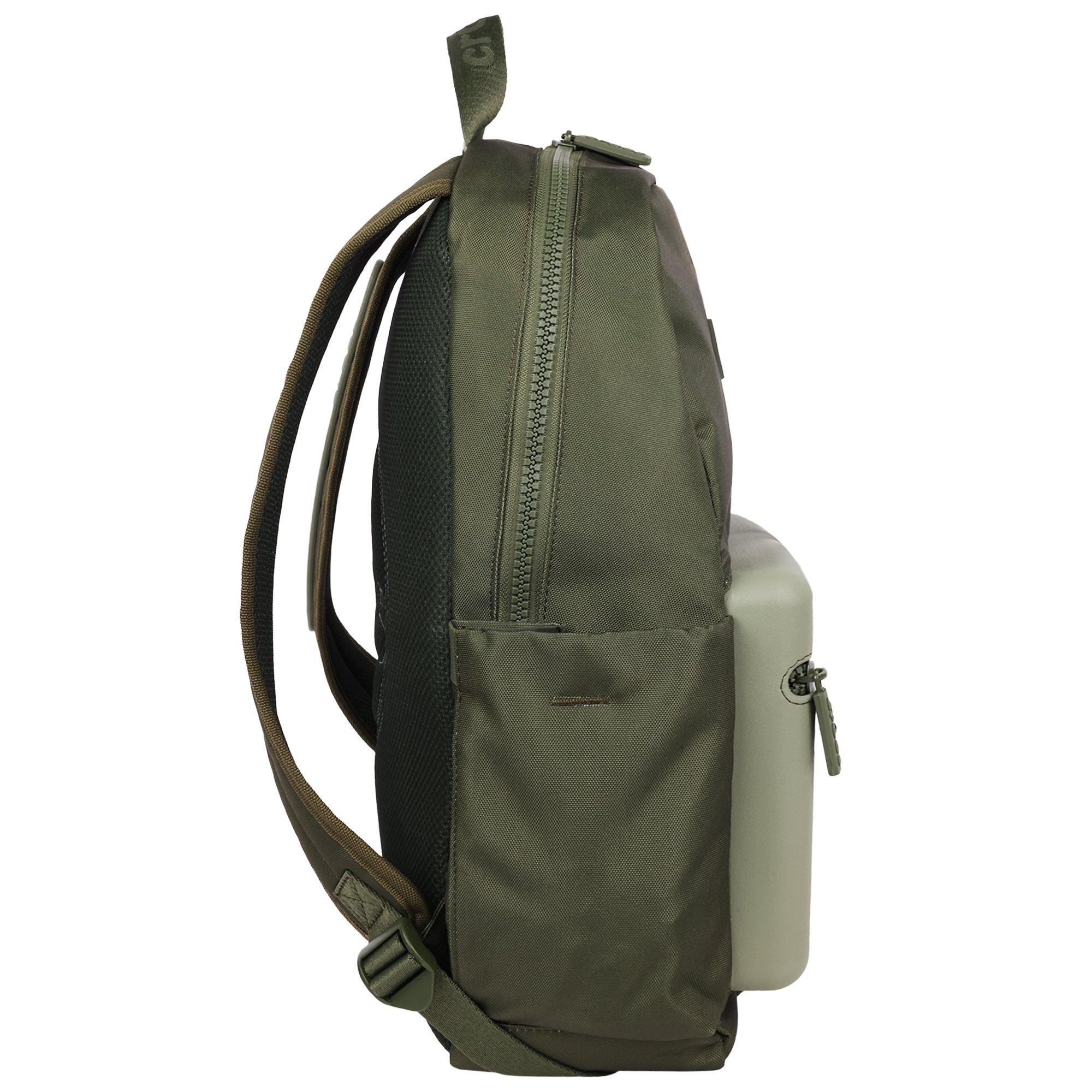 Crocs Lightweight Molded Front Storage Pocket Hunter Green Backpack
