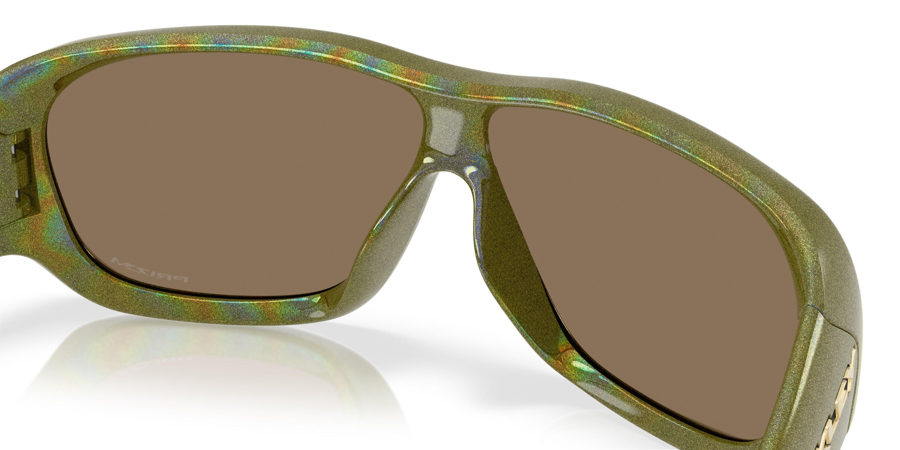 Oakley De La Salle Prizm 24K Sunglasses &ndash; Fern Spacedust - GREEN/GOLD Thumbnail View 5