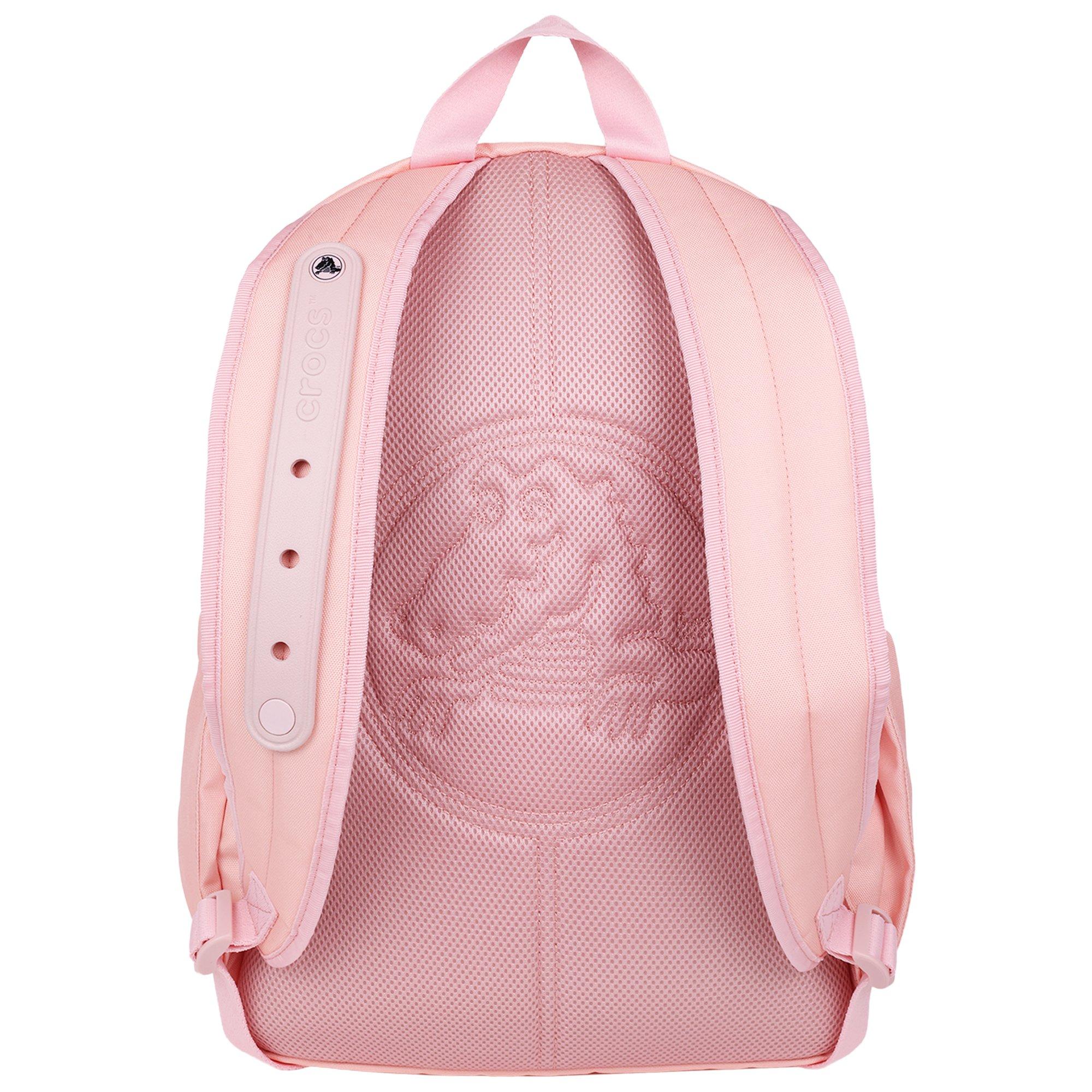 Crocs Lightweight Molded Front Storage Pocket Cotton Candy Backpack
