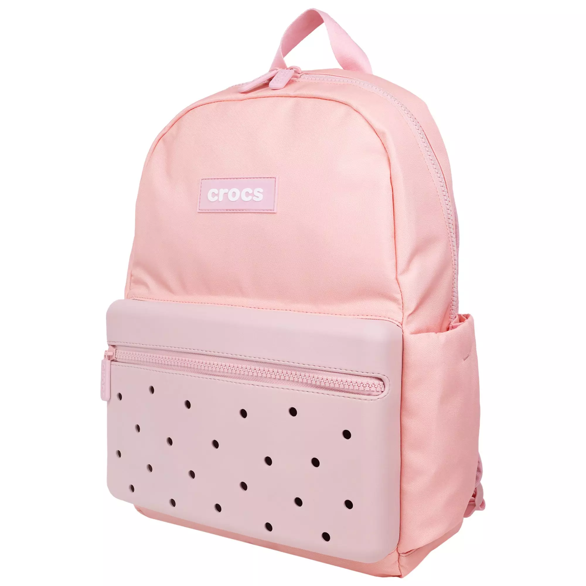 Crocs Lightweight Molded Front Storage Pocket Backpack - Cotton Candy - COTTON CANDY