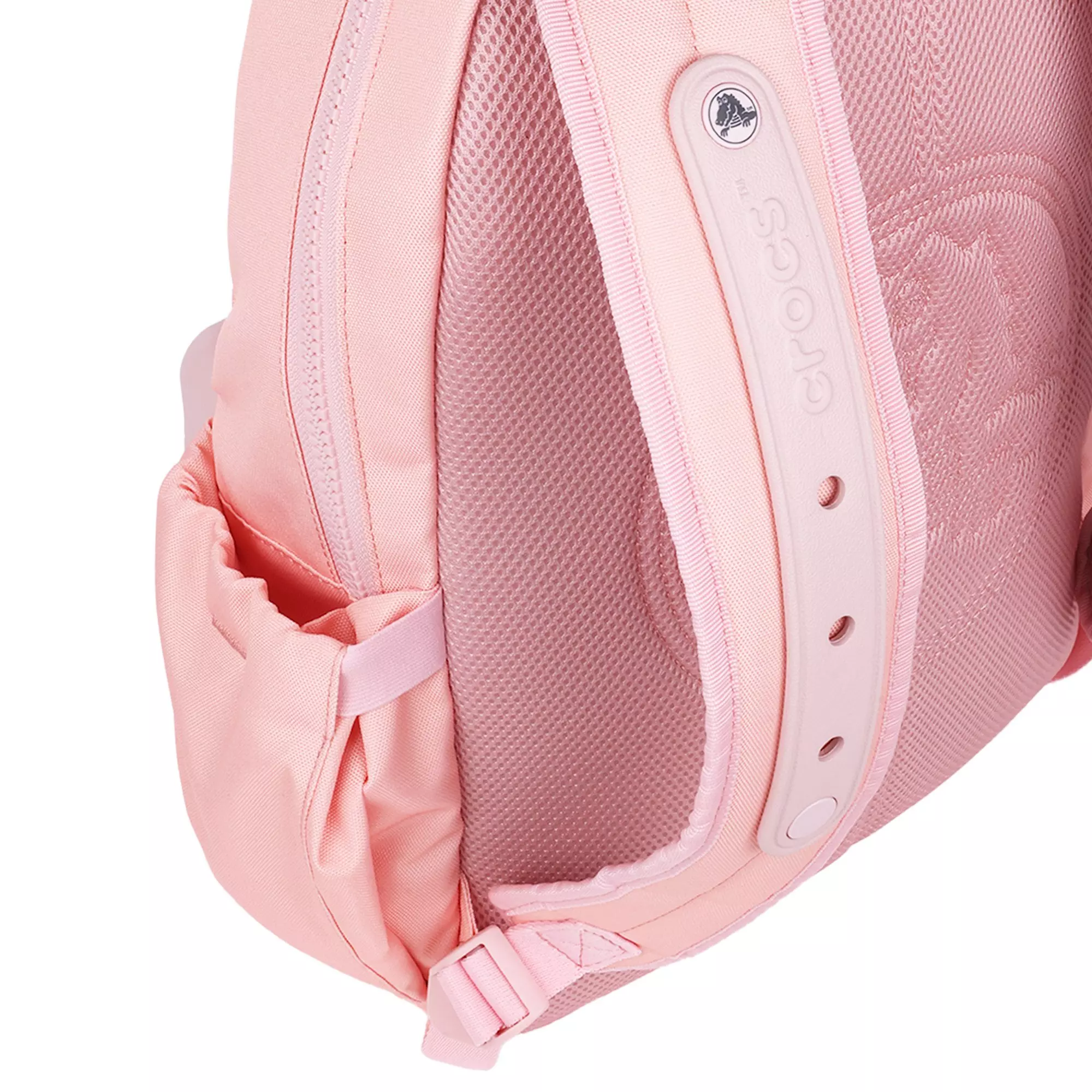 Crocs Lightweight Molded Front Storage Pocket Backpack - Cotton Candy - COTTON CANDY