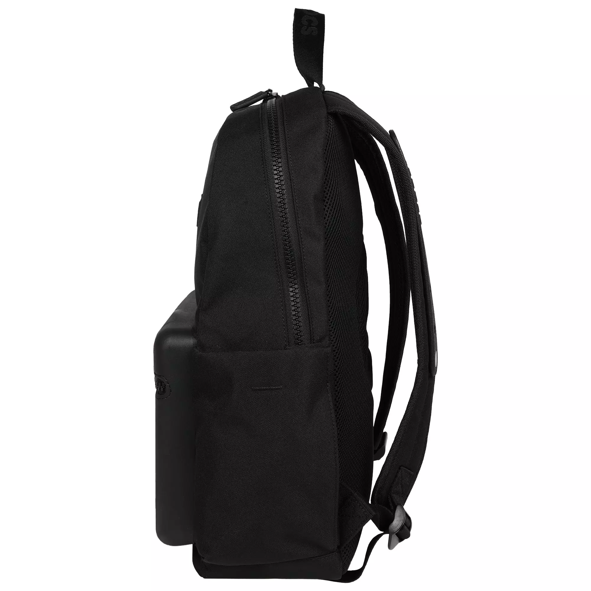 Crocs Lightweight Molded Front Storage Pocket Backpack - Black - BLACK