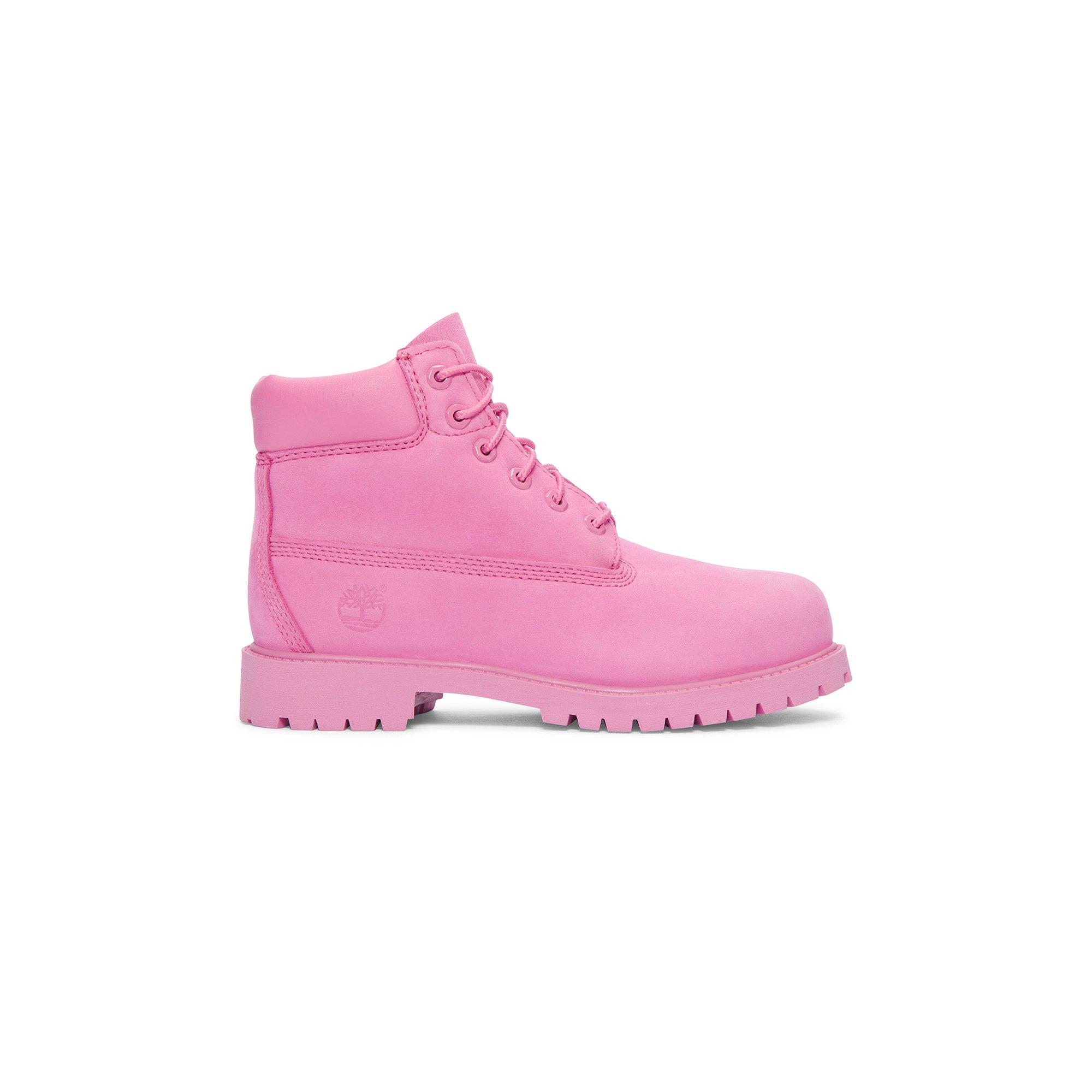 pink timberlands kids
