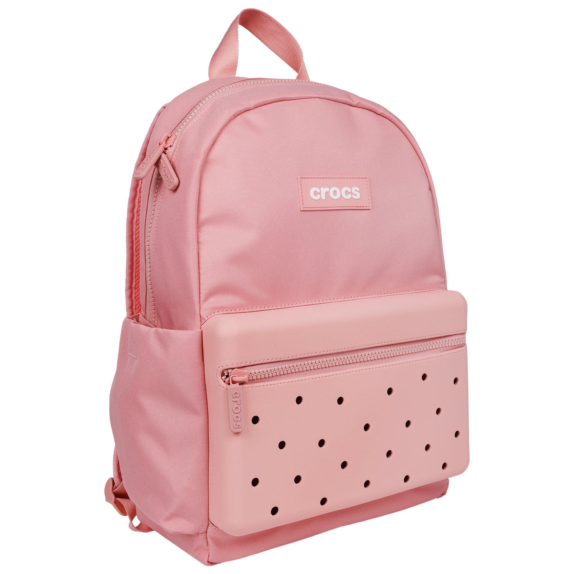 Crocs Lightweight Molded Front Storage Pocket Backpack - Powder Pink - PINK Thumbnail View 3
