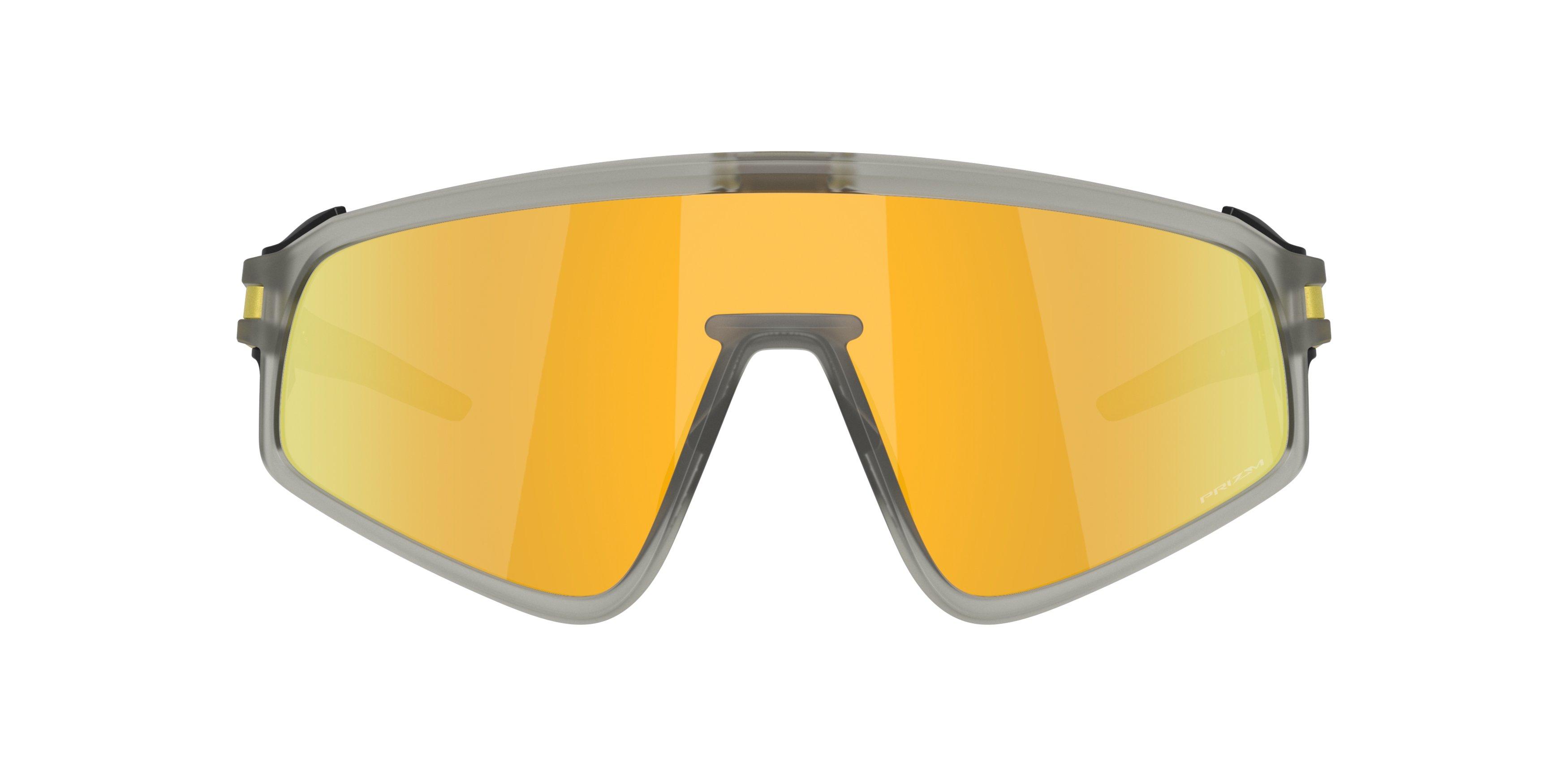 Oakley Latch Panel Prizm 24K Sunglasses &ndash; Matte Grey Ink - GREY/GOLD Thumbnail View 2