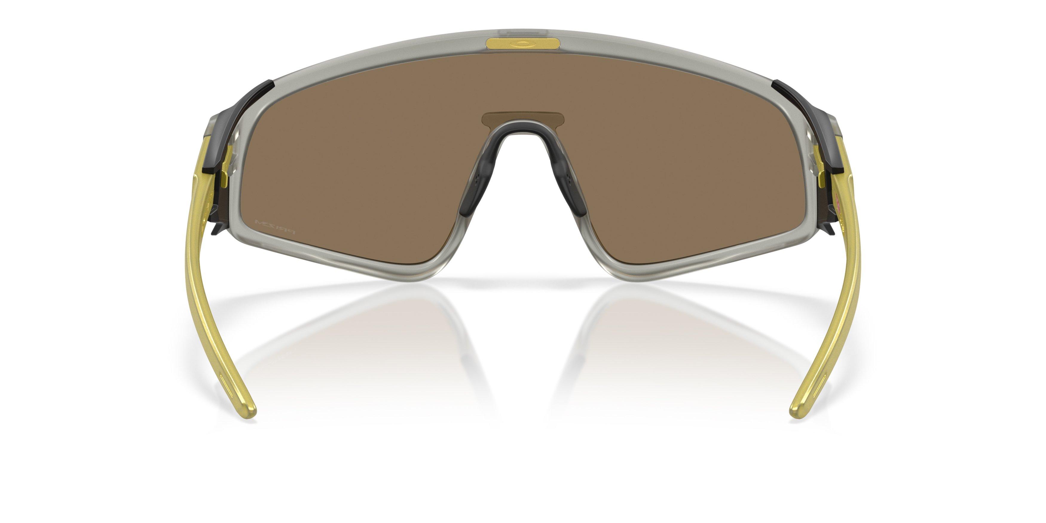 Oakley Latch Panel Prizm 24K Sunglasses &ndash; Matte Grey Ink - GREY/GOLD Thumbnail View 3