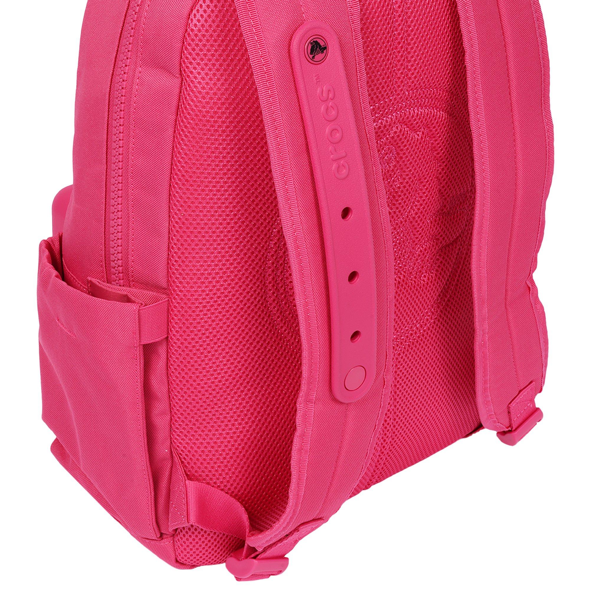 Crocs Lightweight Molded Front Storage Pocket Backpack - Dragon Fruit - DRAGON FRUIT Thumbnail View 9