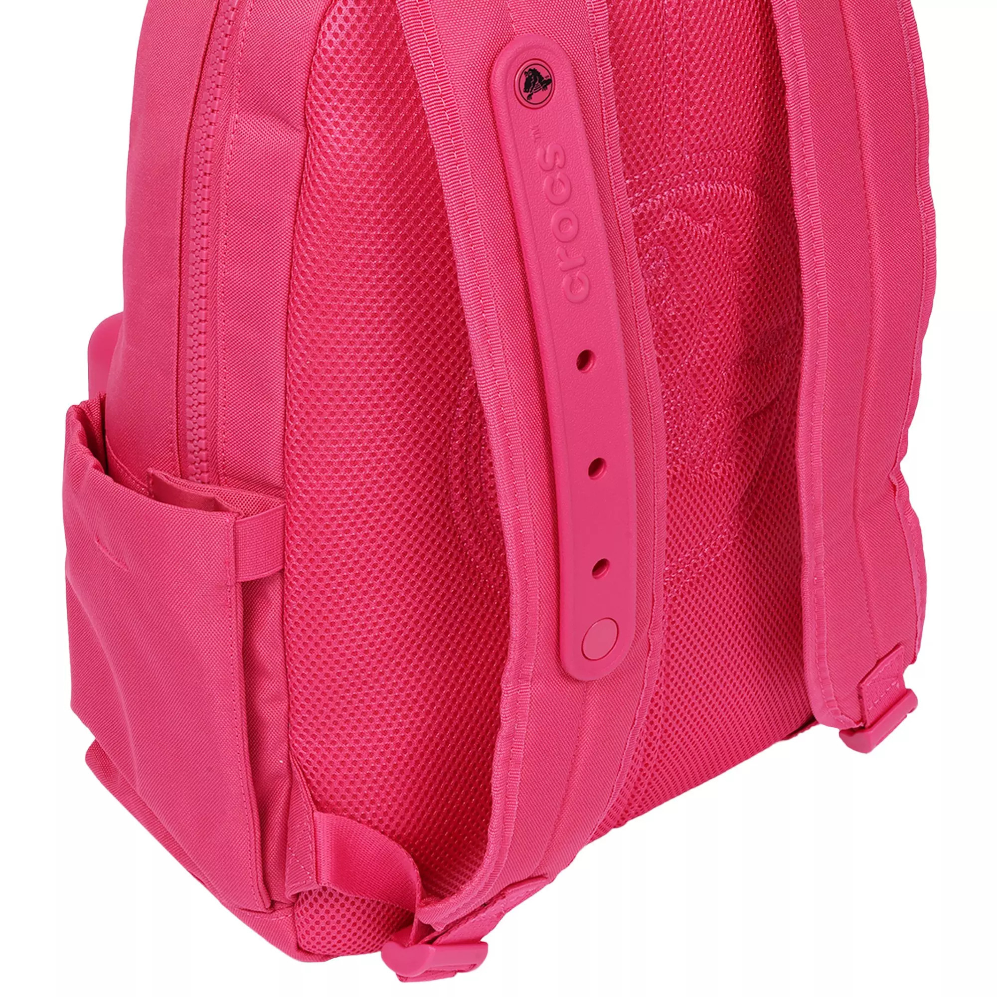 Crocs Lightweight Molded Front Storage Pocket Backpack - Dragon Fruit - DRAGON FRUIT