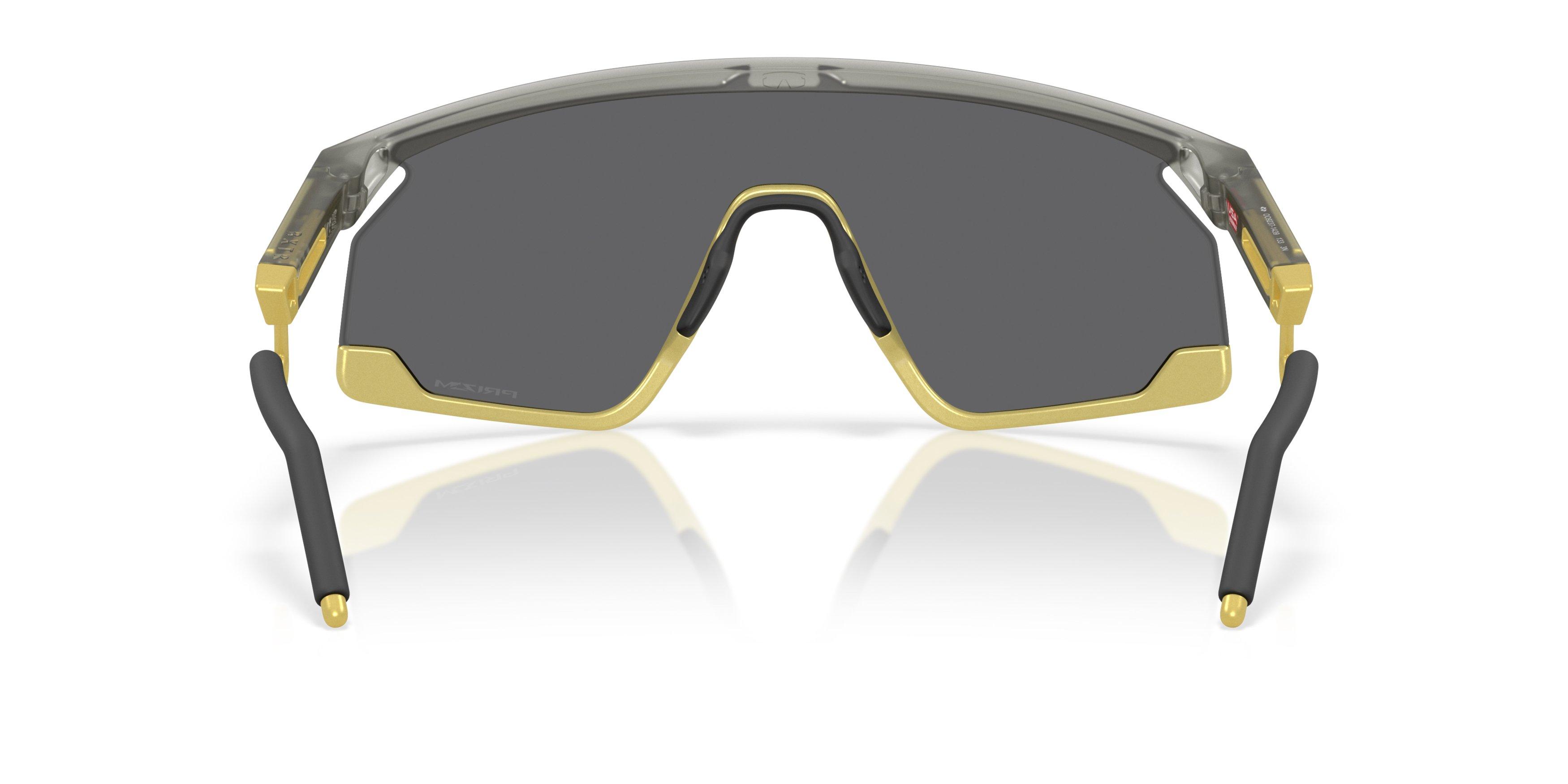 Oakley BXTR Metal Prizm Black Sunglasses &ndash; Matte Grey Ink/Vintage Gold - GREY/GOLD Thumbnail View 3