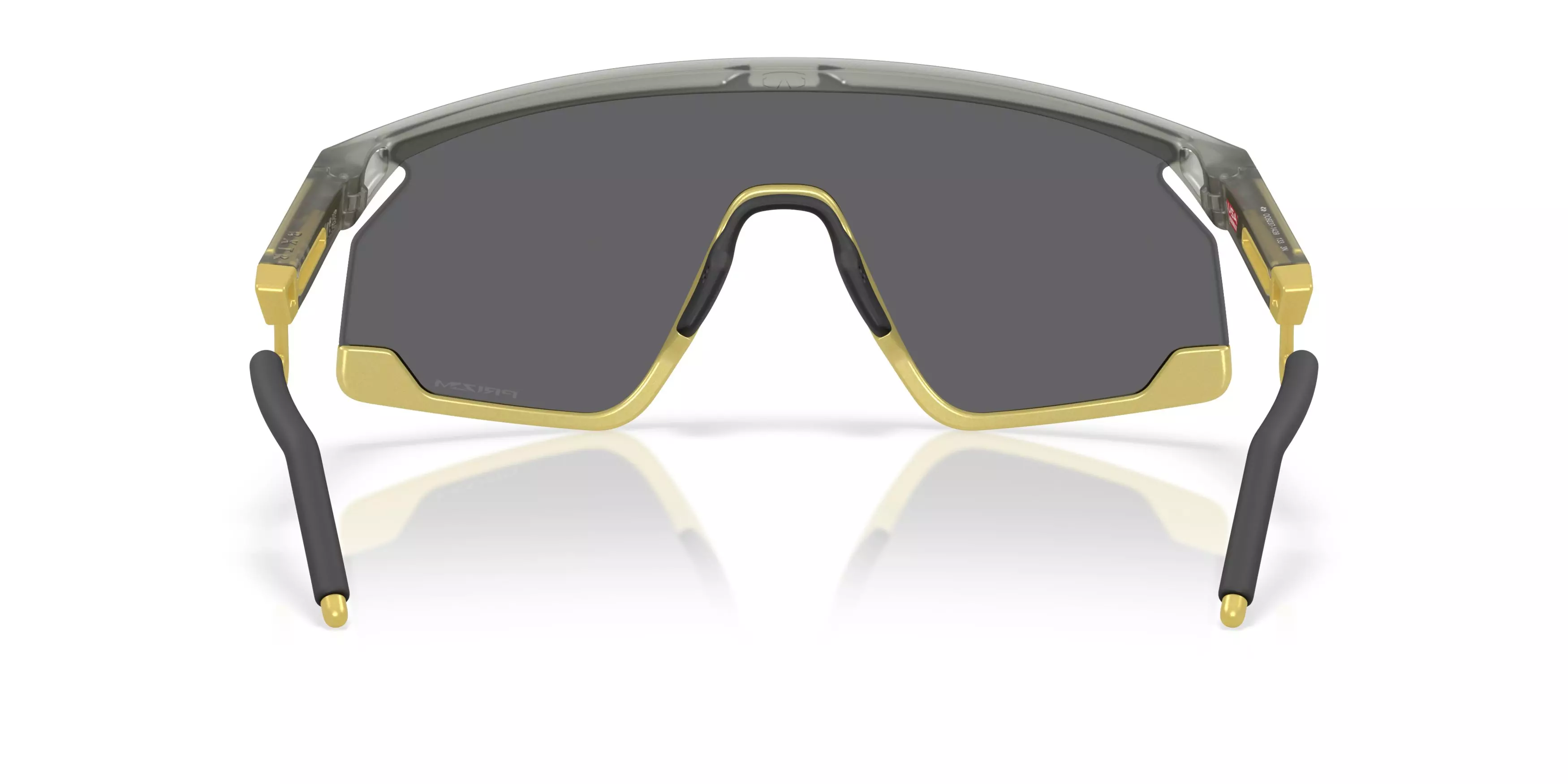 Oakley BXTR Metal Prizm Black Sunglasses – Matte Grey Ink/Vintage Gold - GREY/GOLD