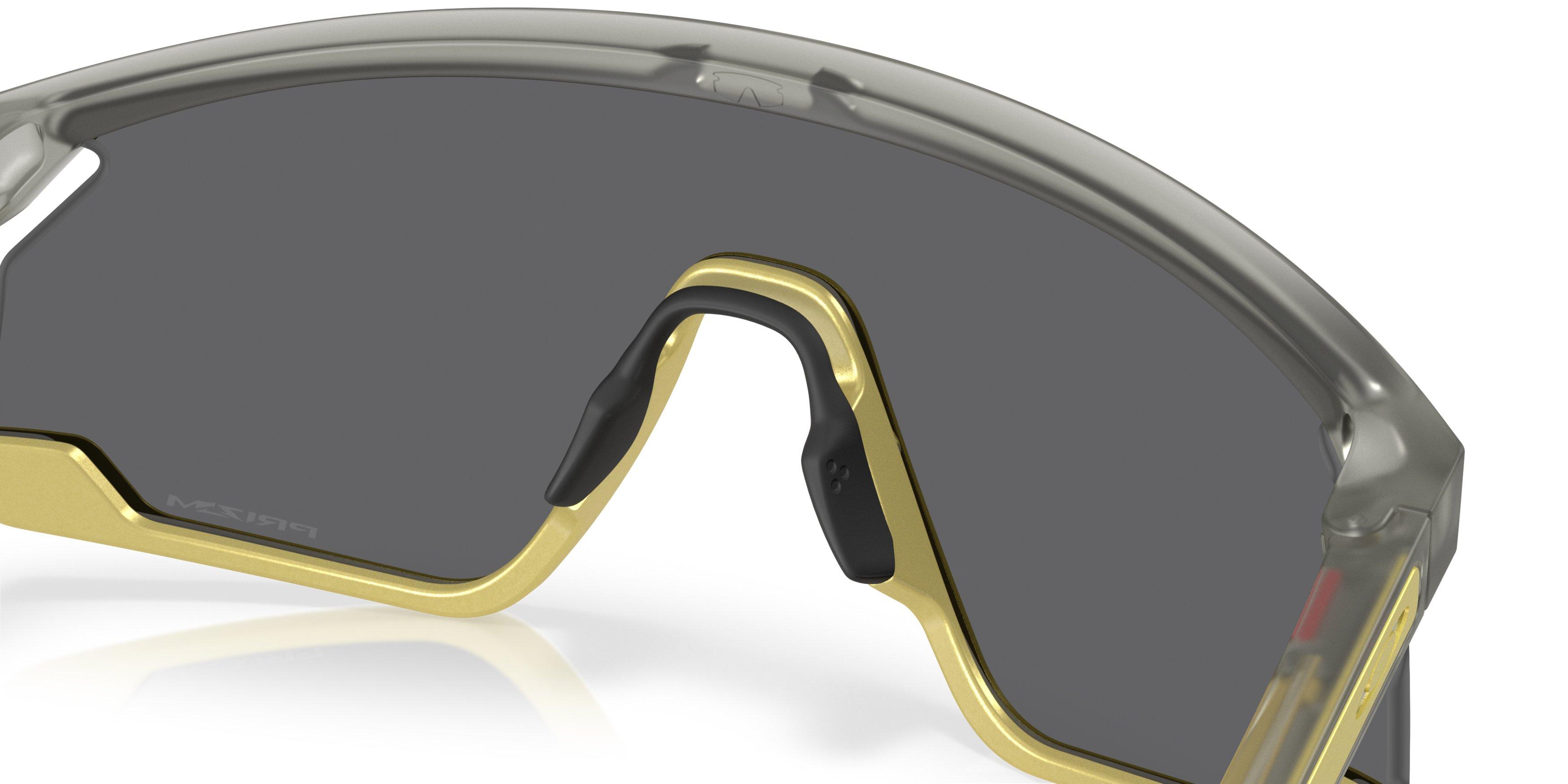 Oakley BXTR Metal Prizm Black Sunglasses &ndash; Matte Grey Ink/Vintage Gold - GREY/GOLD Thumbnail View 5