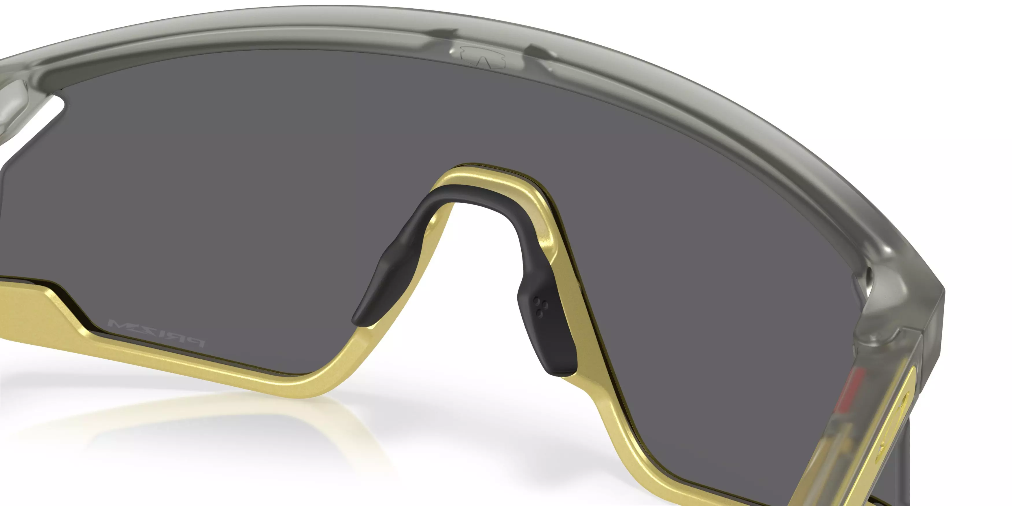 Oakley BXTR Metal Prizm Black Sunglasses – Matte Grey Ink/Vintage Gold - GREY/GOLD