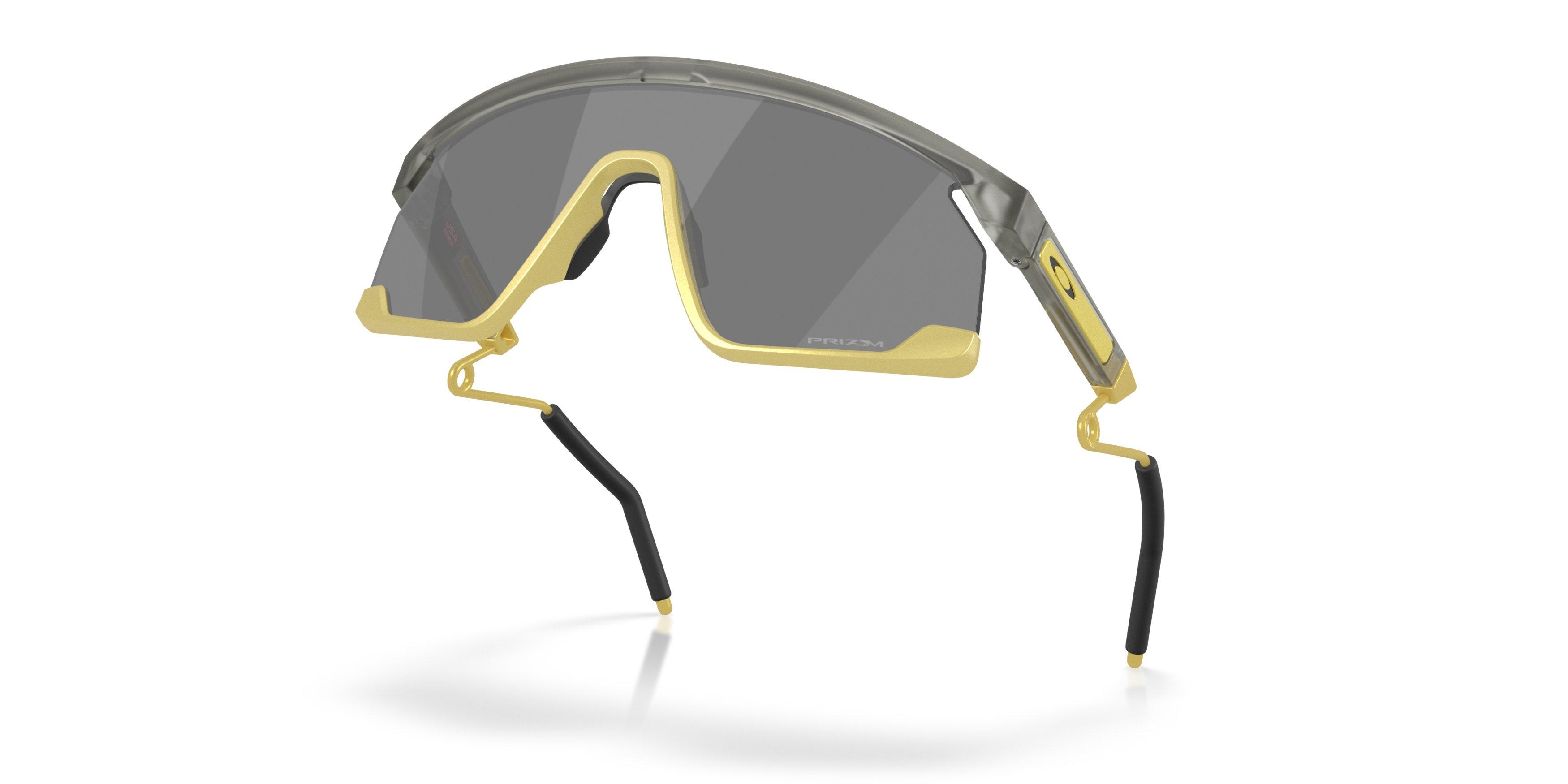 Oakley BXTR Metal Prizm Black Sunglasses &ndash; Matte Grey Ink/Vintage Gold - GREY/GOLD Thumbnail View 7