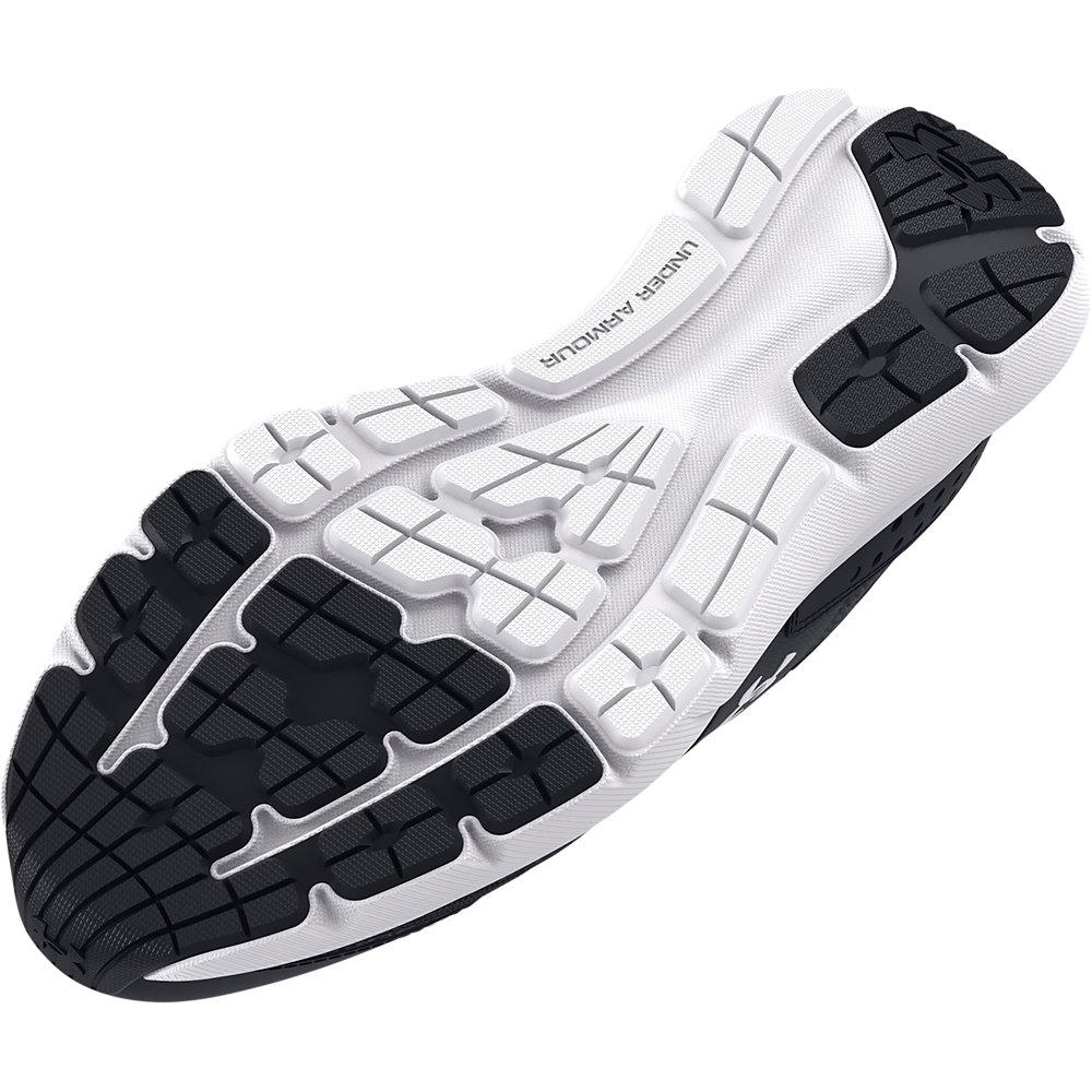 Under Armour Surge 3 Slip "Black/White" Grade School Boys' Running Shoe - BLACK/WHITE Thumbnail View 4