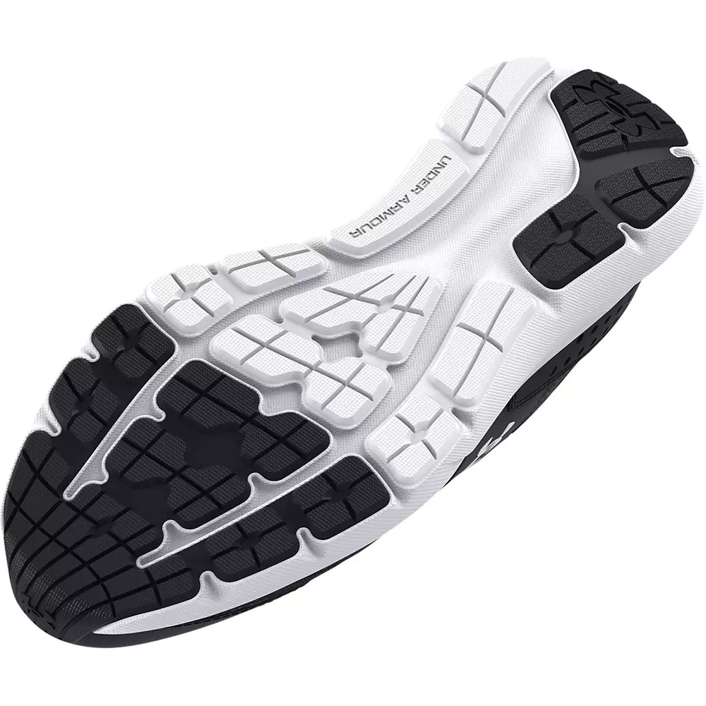 Under Armour Surge 3 Slip "Black/White" Grade School Boys' Running Shoe - BLACK/WHITE