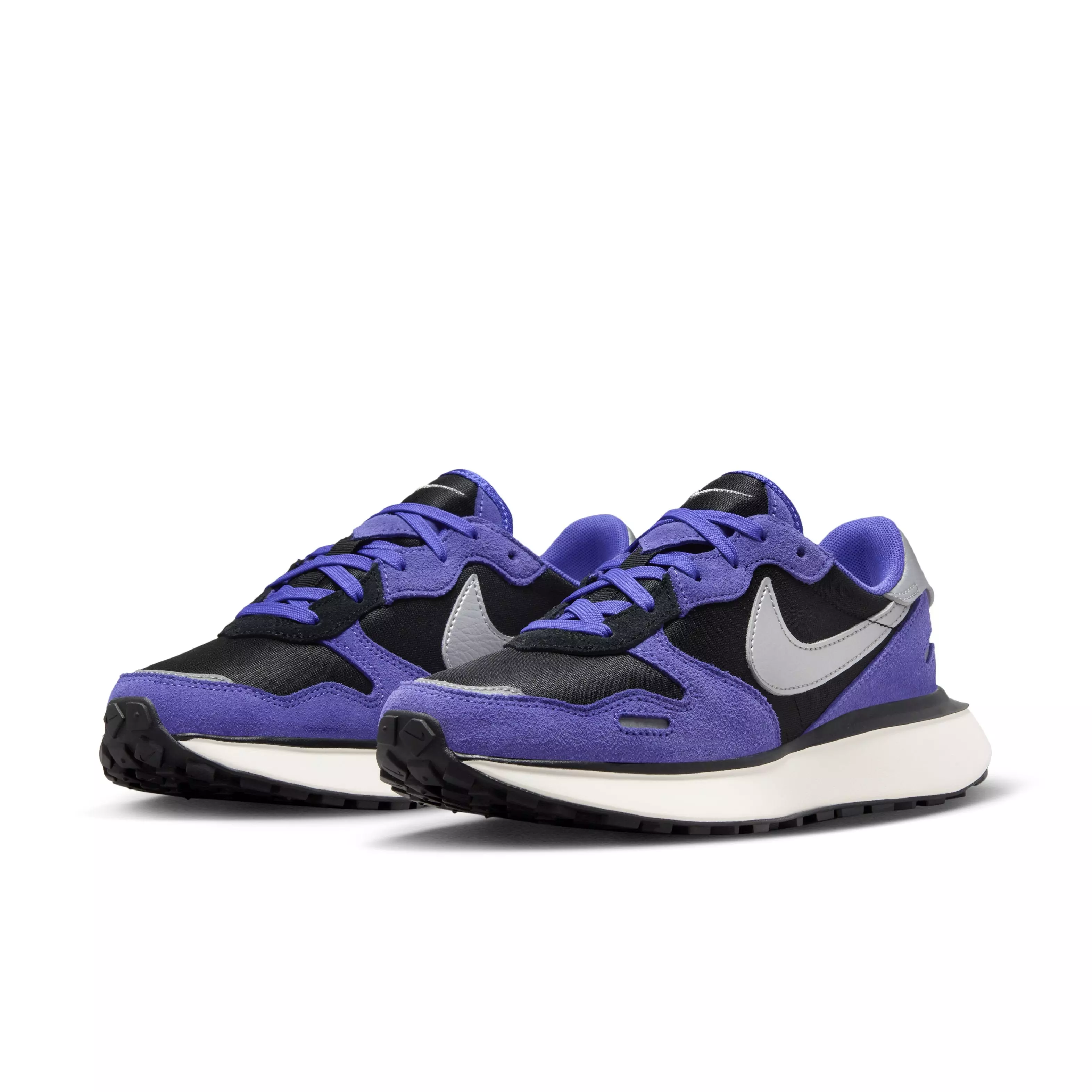 Nike Phoenix Waffle "Persian Violet/Black/Anthracite/Metallic Silver" Women's Shoe - VIOLET/BLACK/ANTHRACITE/SILVER