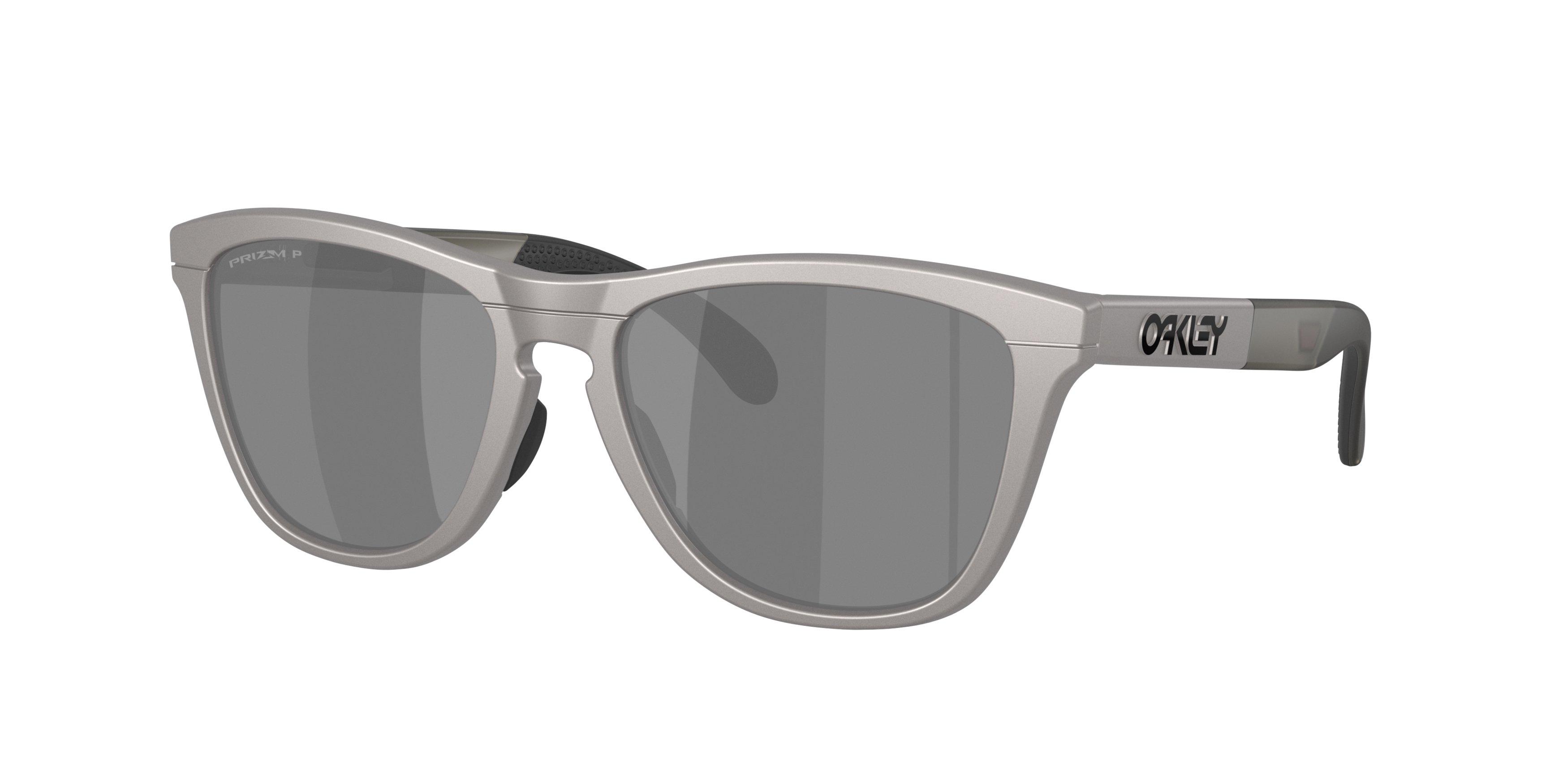 Oakley Frogskins Range Prizm Black Polarized Sunglasses &ndash; Titanium - GREY/BLACK Thumbnail View 1