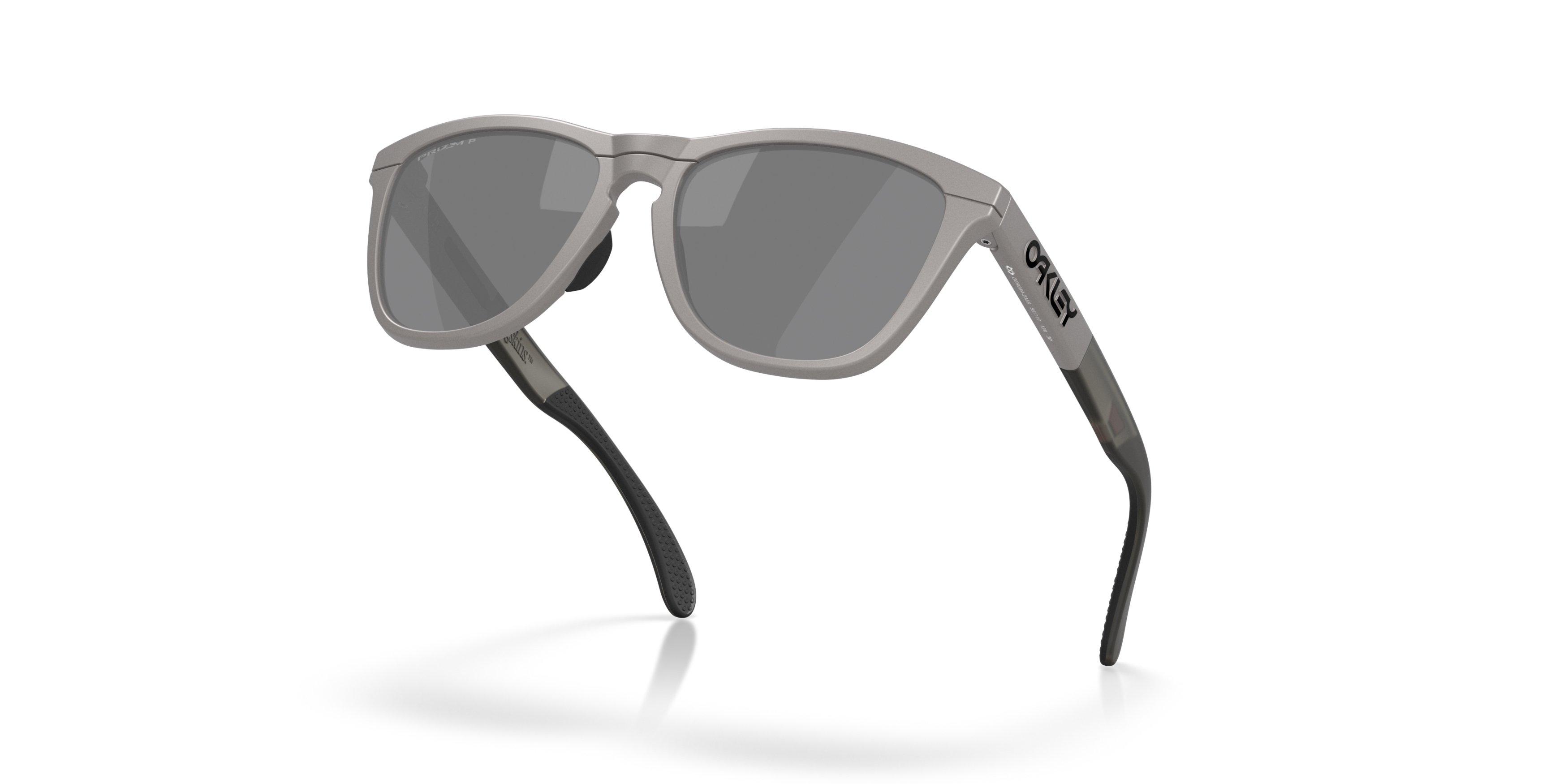 Oakley Frogskins Range Prizm Black Polarized Sunglasses &ndash; Titanium - GREY/BLACK Thumbnail View 7