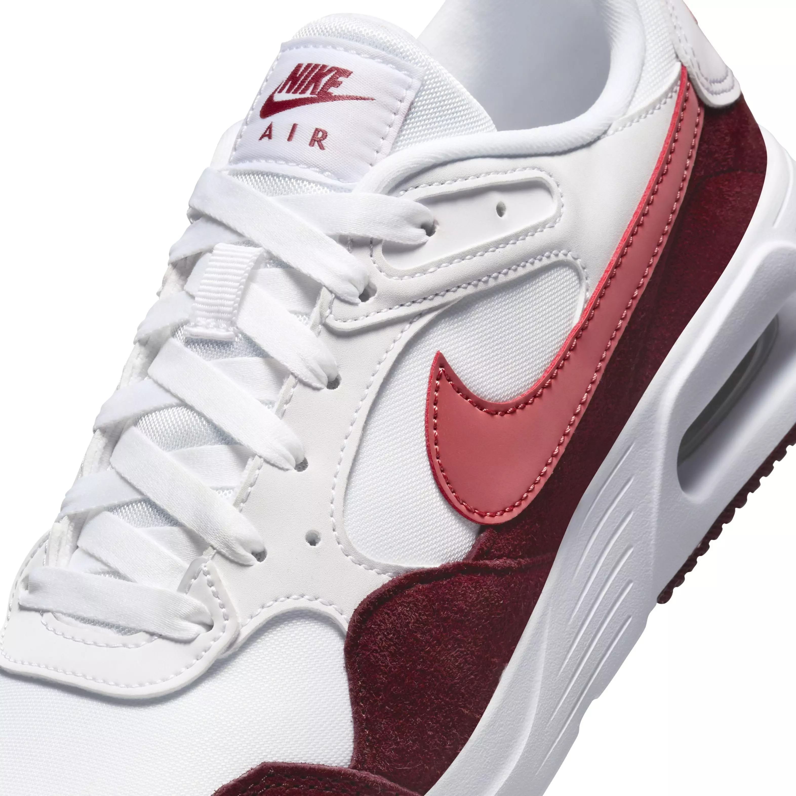 Nike Air Max SC "White/Team Red/Adobe" Women's Shoe - WHITE/RED/ADOBE