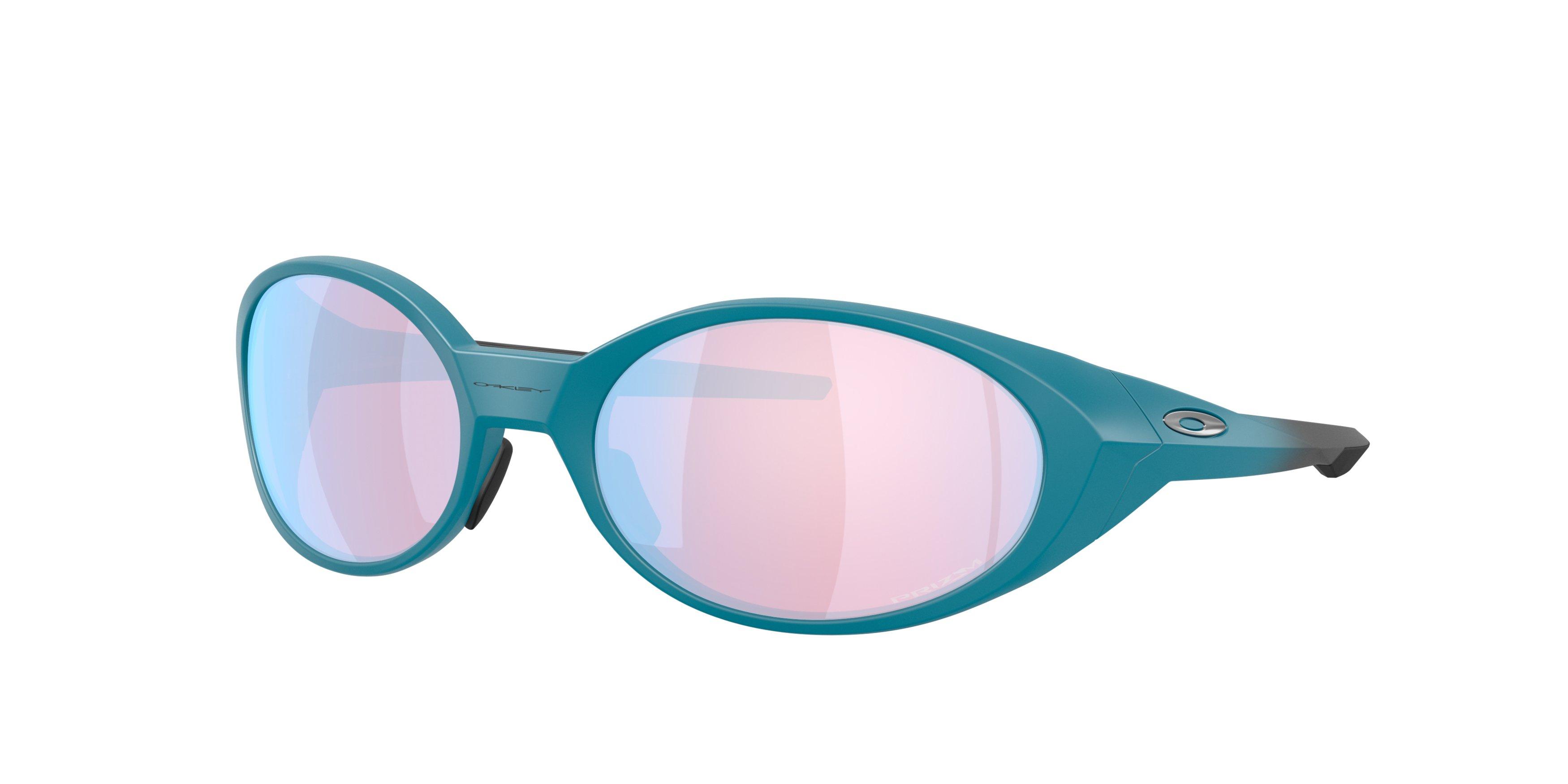 Oakley Eye Jacket Redux Prizm Snow Sapphire Sunglasses &ndash; Matte Balsam - GREEN/BLUE Thumbnail View 1