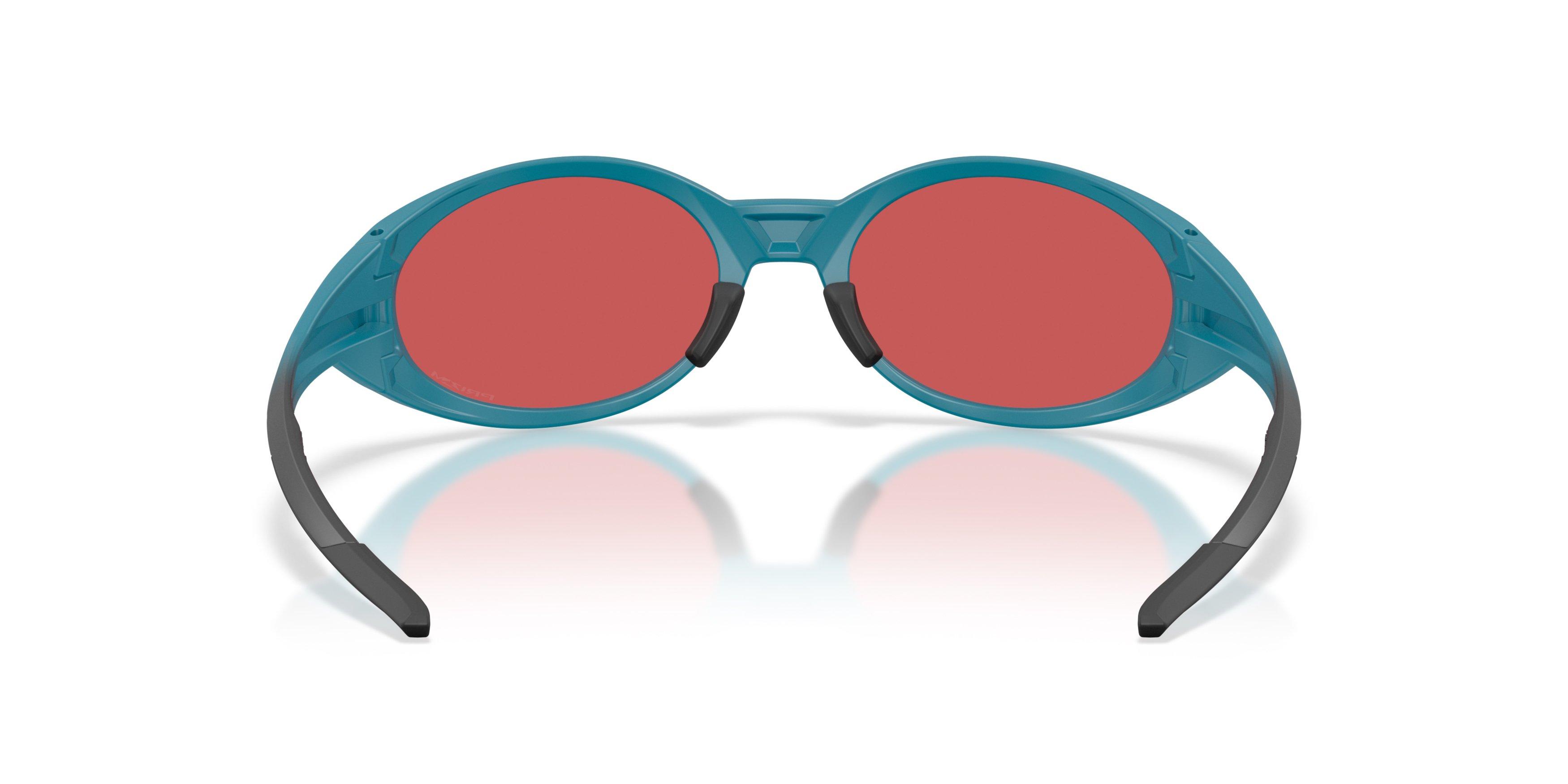 Oakley Eye Jacket Redux Prizm Snow Sapphire Sunglasses &ndash; Matte Balsam - GREEN/BLUE Thumbnail View 3