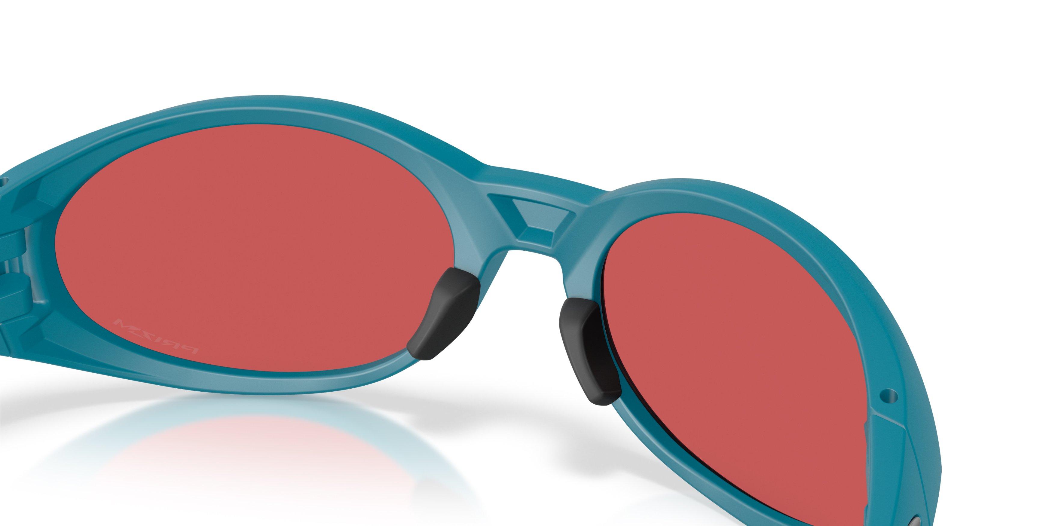 Oakley Eye Jacket Redux Prizm Snow Sapphire Sunglasses &ndash; Matte Balsam - GREEN/BLUE Thumbnail View 5