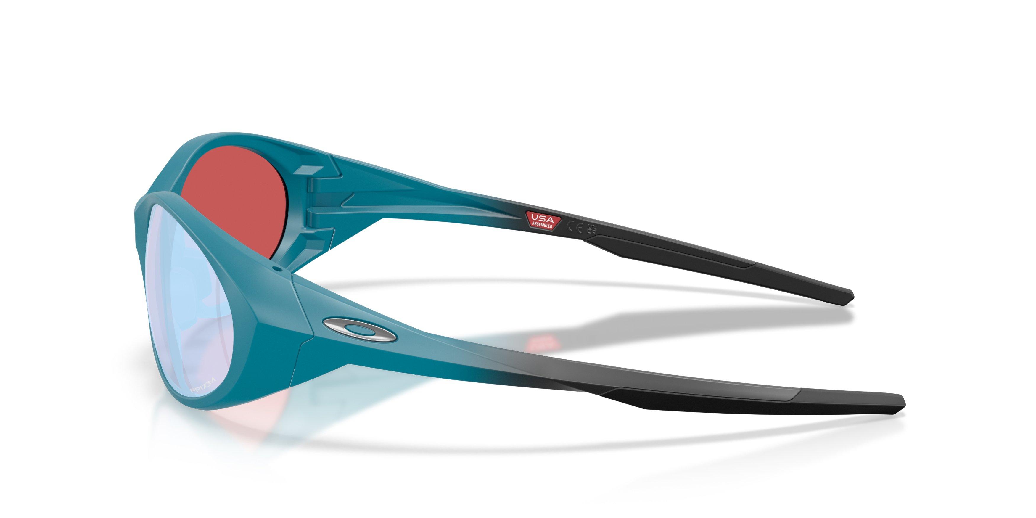 Oakley Eye Jacket Redux Prizm Snow Sapphire Sunglasses &ndash; Matte Balsam - GREEN/BLUE Thumbnail View 6