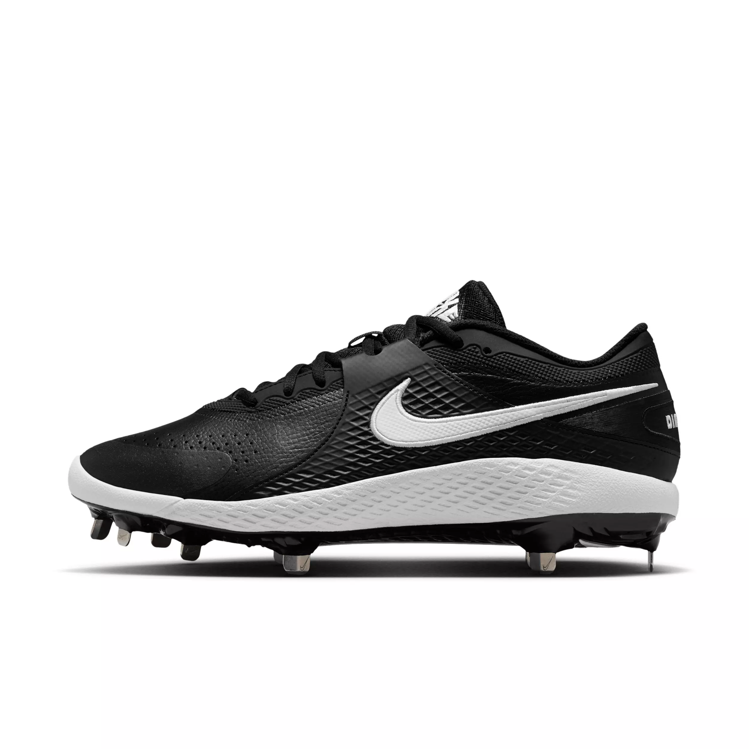Nike Diamond Gamer MTL "Black/White" Men's Baseball Cleat - BLACK/WHITE