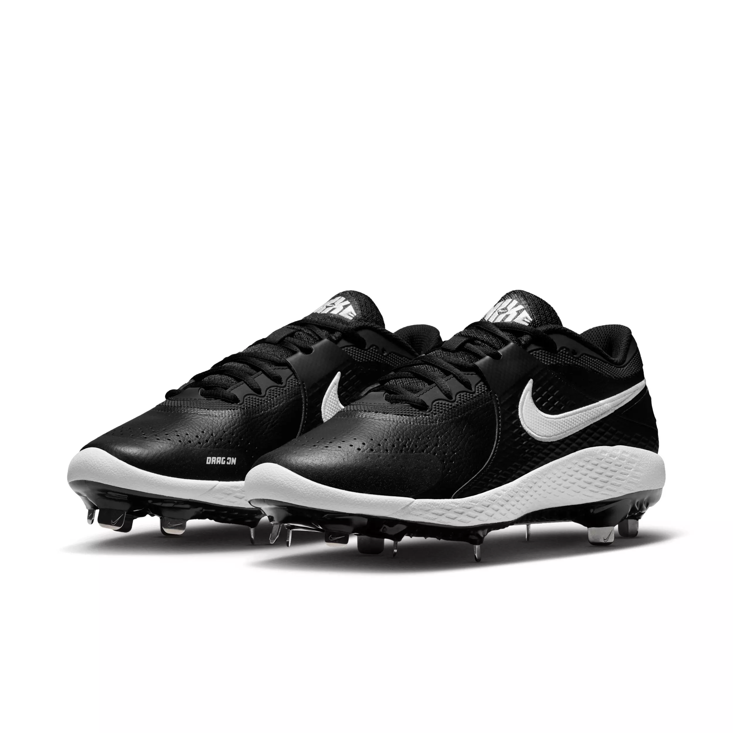 Nike Diamond Gamer MTL "Black/White" Men's Baseball Cleat - BLACK/WHITE