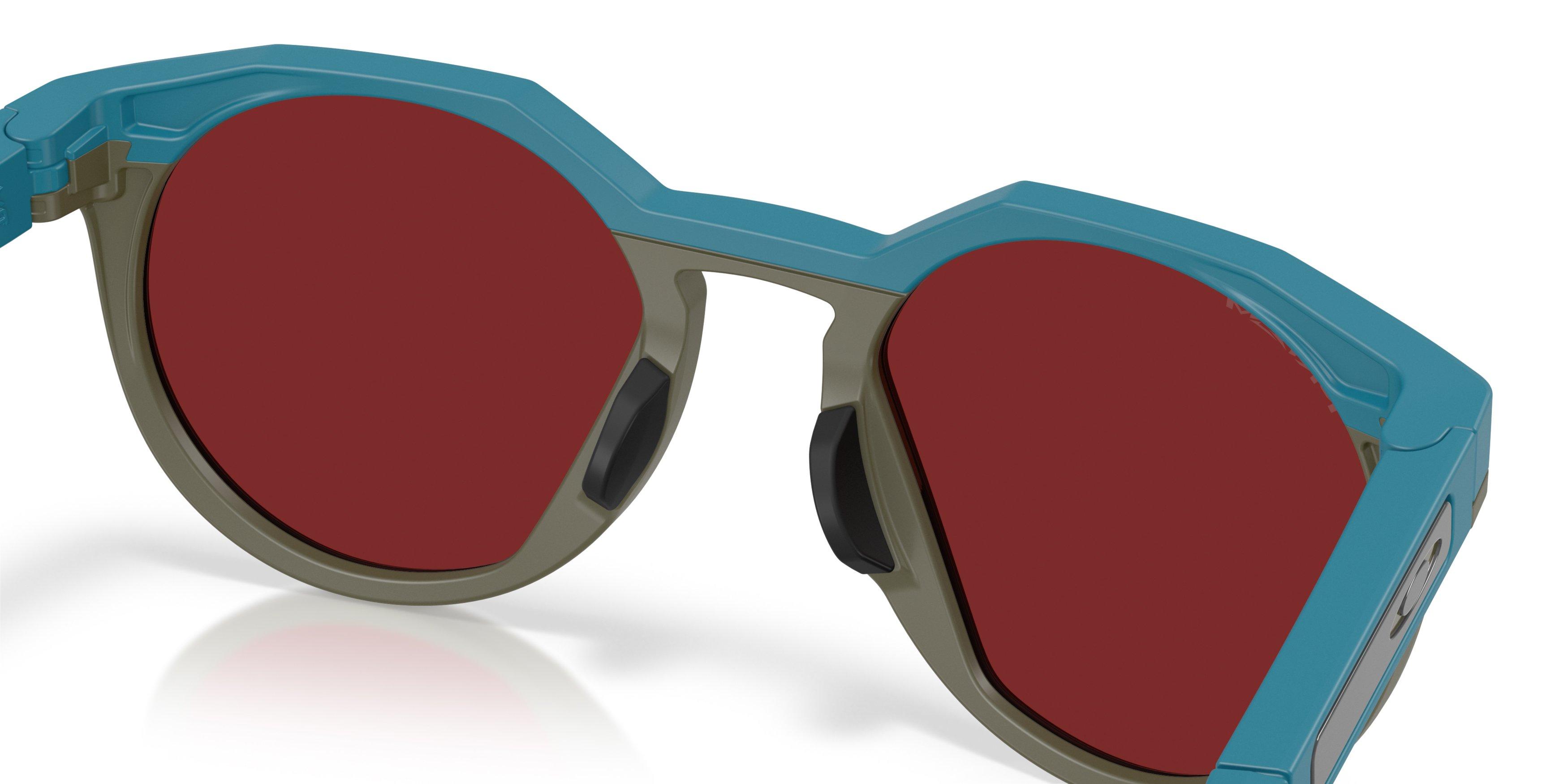 Oakley HSTN Prizm Snow Sapphire Sunglasses &ndash; Matte Balsam - GREEN/BLUE Thumbnail View 5