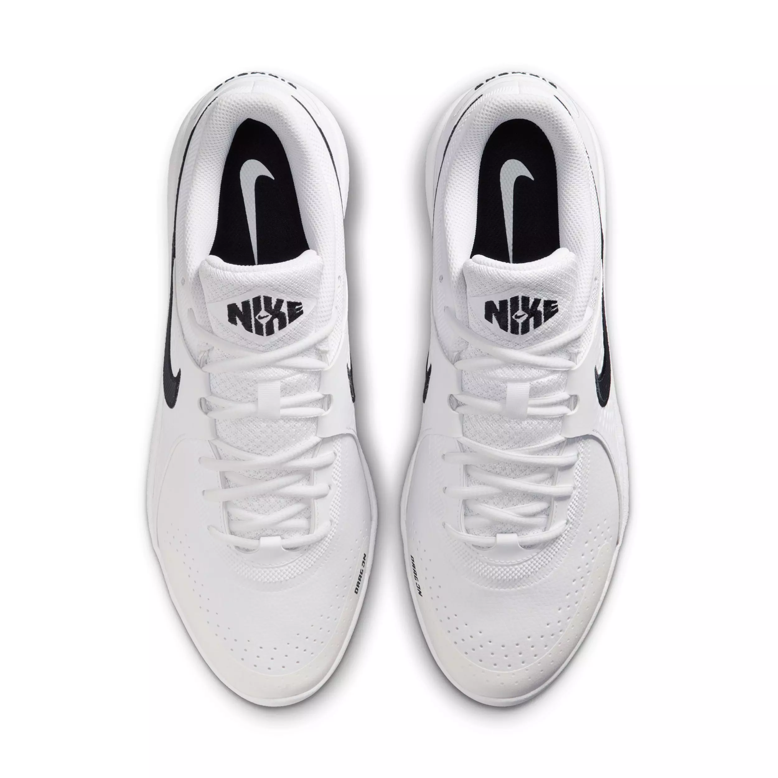 Nike Diamond Gamer MTL "White/Black" Men's Baseball Cleat - WHITE/BLACK