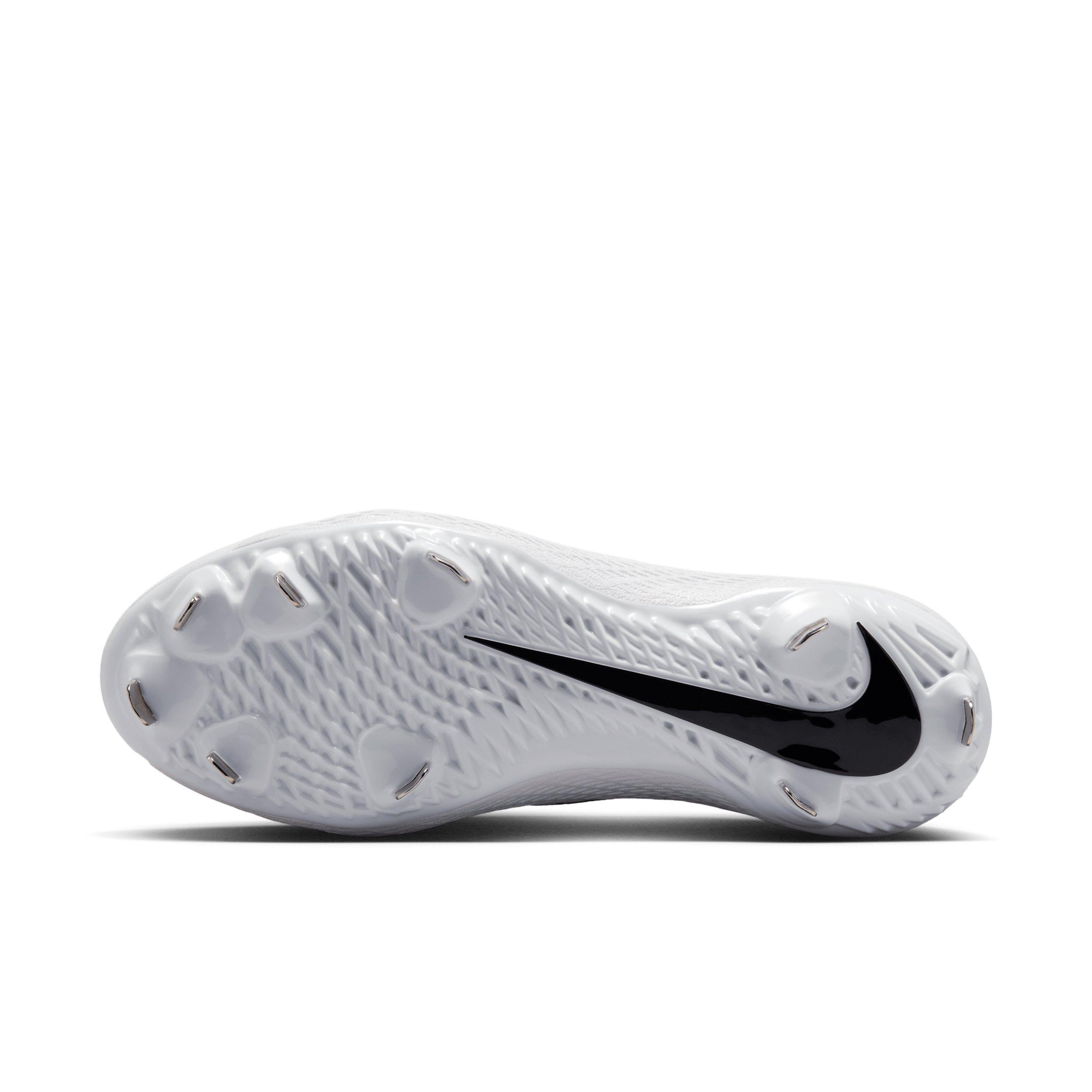 Nike Diamond Gamer MTL "White/Black" Men's Baseball Cleat - WHITE/BLACK Thumbnail View 6