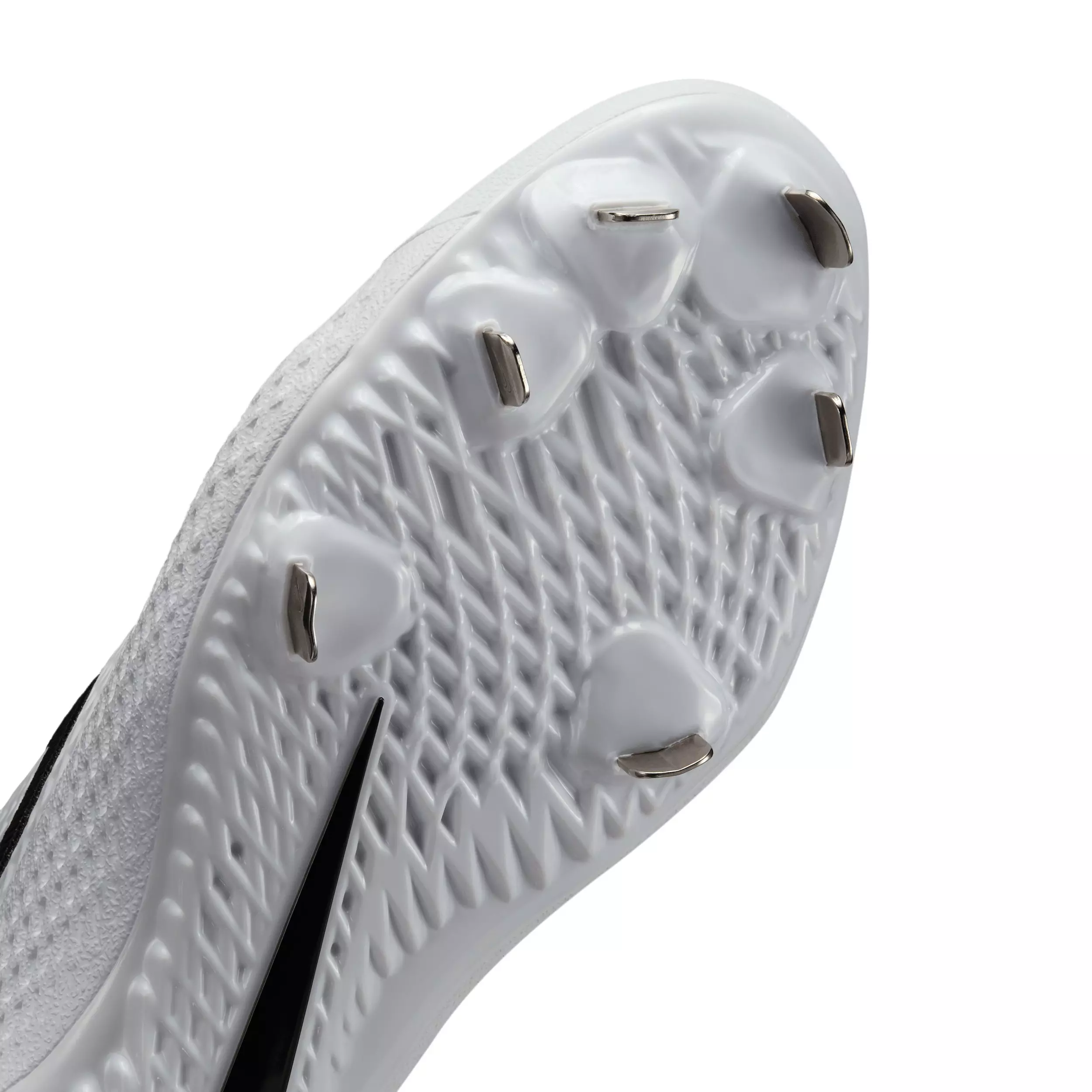 Nike Diamond Gamer MTL "White/Black" Men's Baseball Cleat - WHITE/BLACK